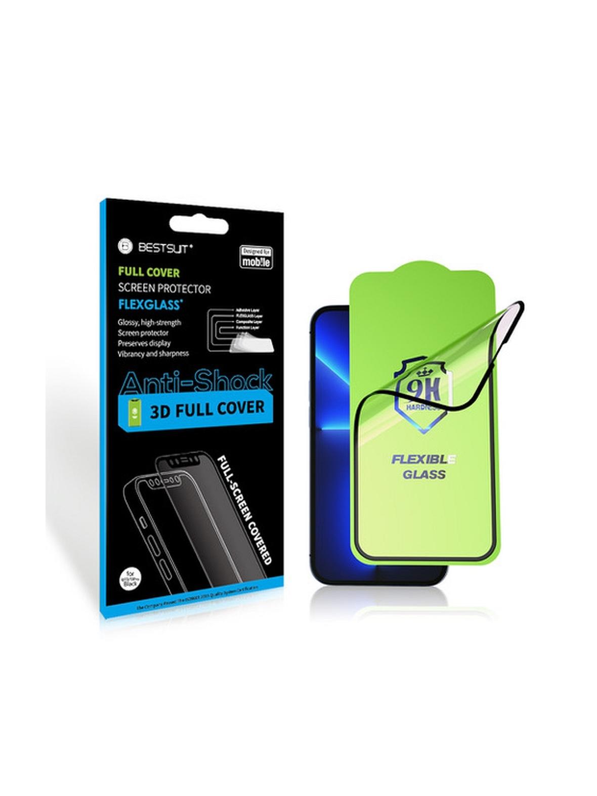 Szkło hybrydowe Bestsuit Flexible 5D Full Glue do Samsung Galaxy A50 czarny