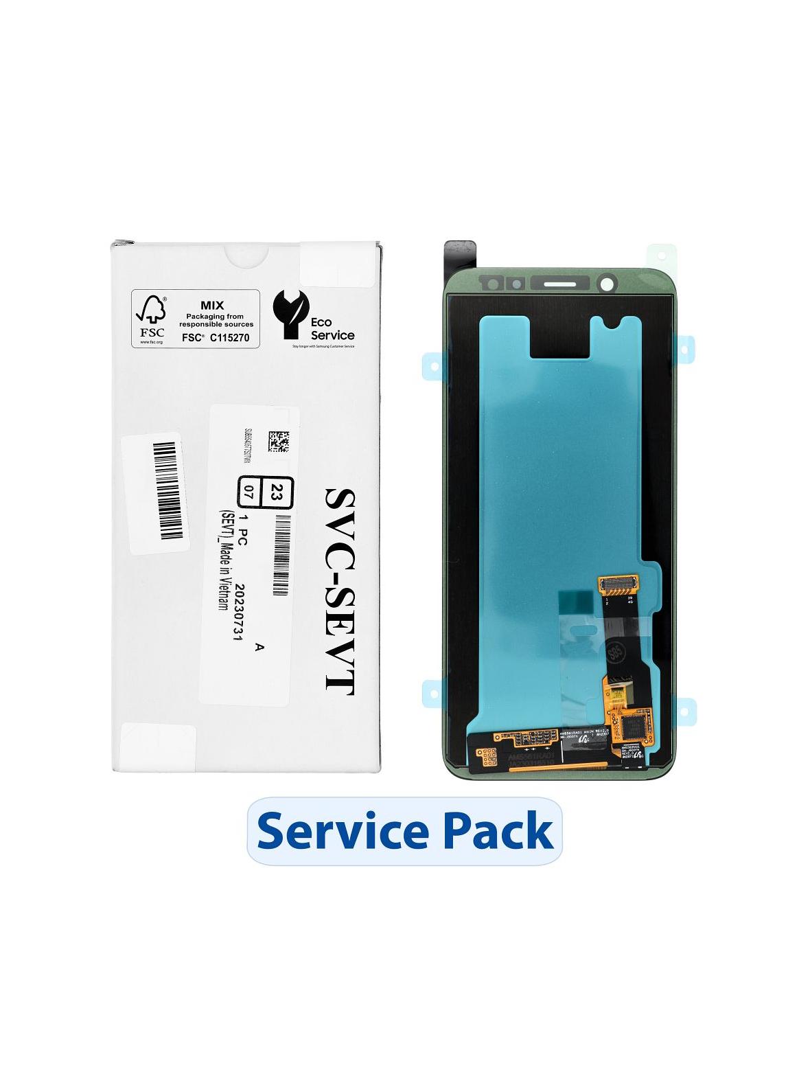 ServicePack Wyświetlacz LCD do SAMSUNG A6 2018 A600F GH97-21898A bez ramki