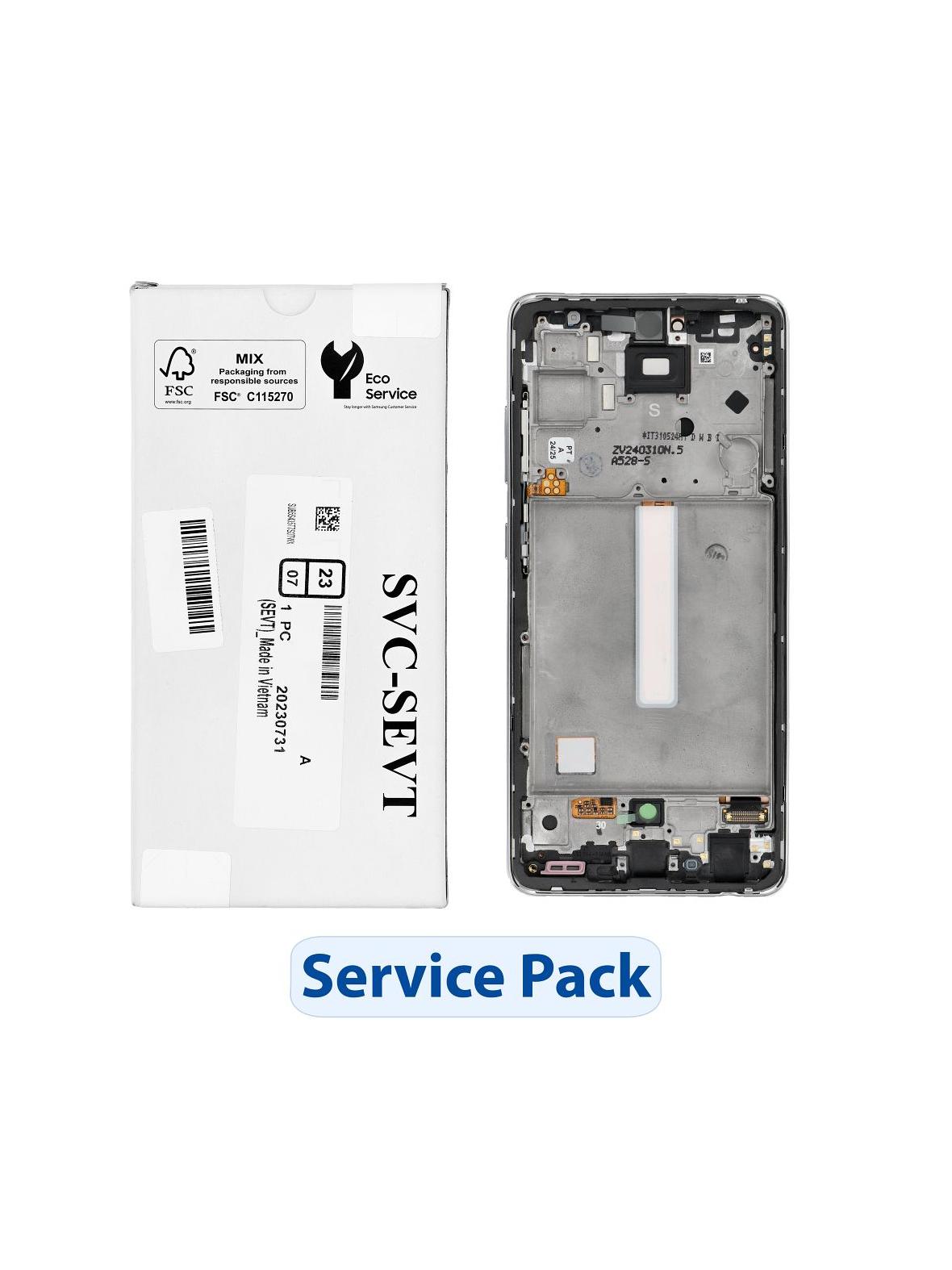 ServicePack Wyświetlacz LCD SAMSUNG  A52S 5G A528B GH82-26861D White