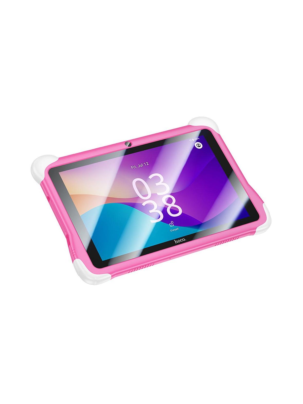Tablet dla dzieci 8,0" 3GB/32GB Hoco HD Wi-Fi Android 14 HI10 różowy