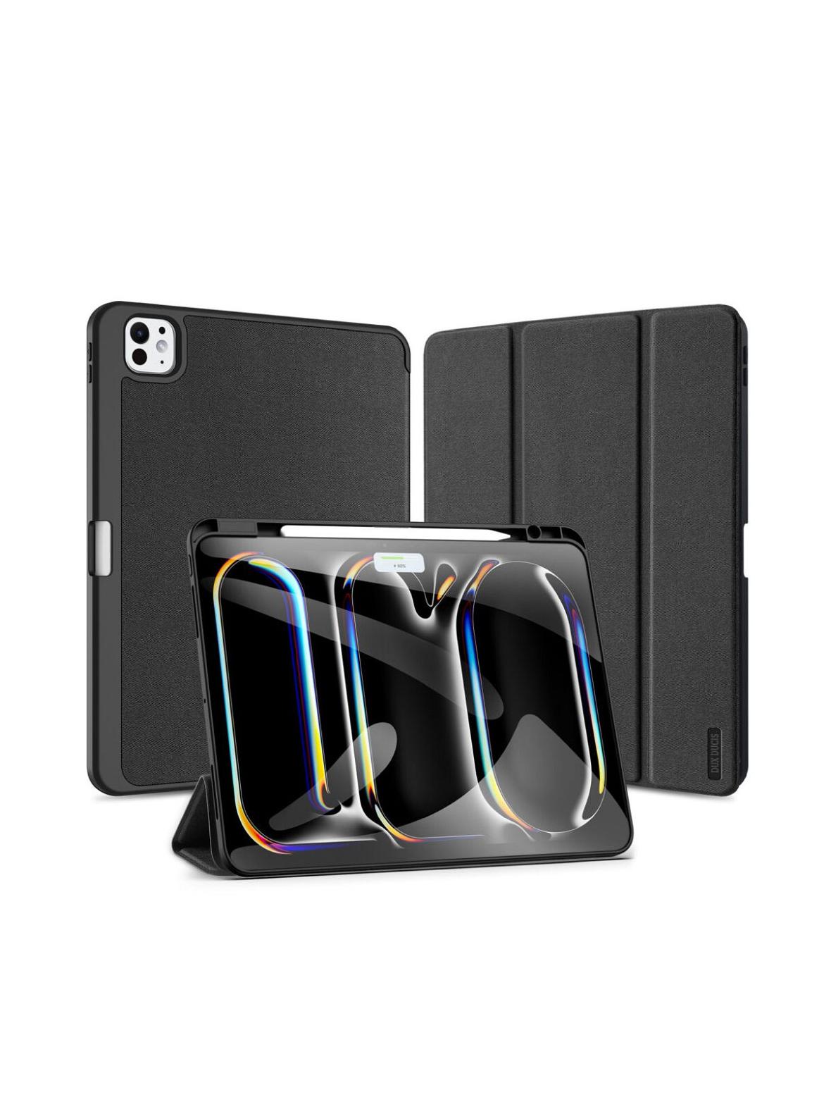 DUX DUCIS etui DOMO składane z miejscem na rysik do iPad Pro 13 (2024) czarne