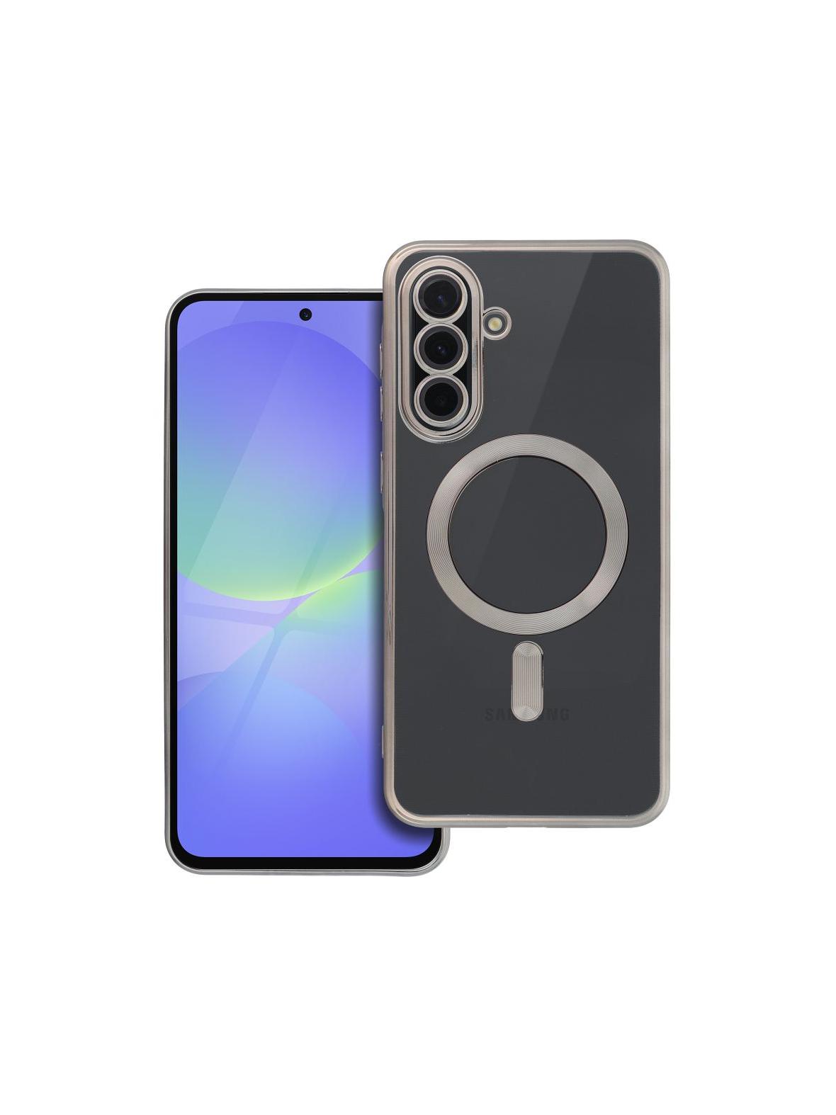 Futerał do Samsung A36 Electro Mag Cover zgodny z MagSafe tytanowy szary