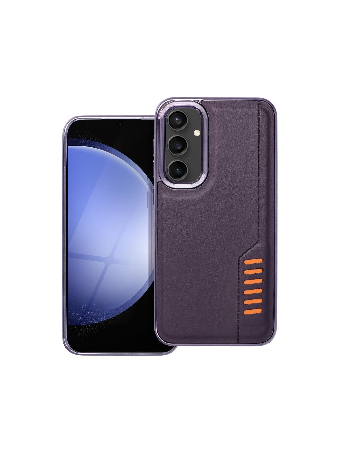 Futerał MILANO do SAMSUNG S23 FE ciemny fiolet