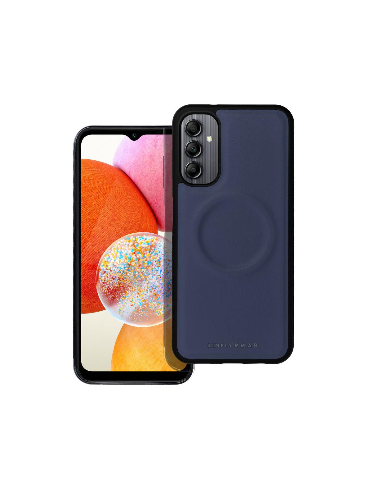 ROAR futerał MAG MORNING do SAMSUNG A14 Granatowy