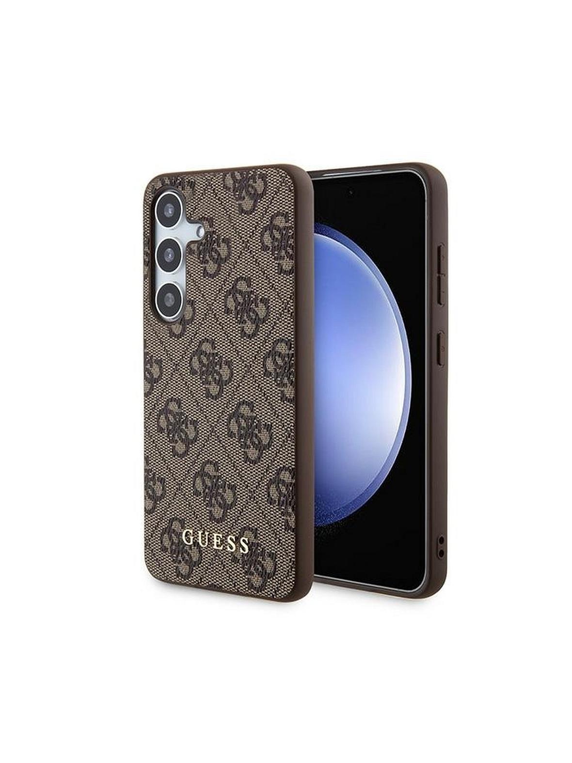 GUESS futerał do SAMSUNG A55 GUOHCSA55G4GFBR (PU 4G Classic Metal Logo) brązowy