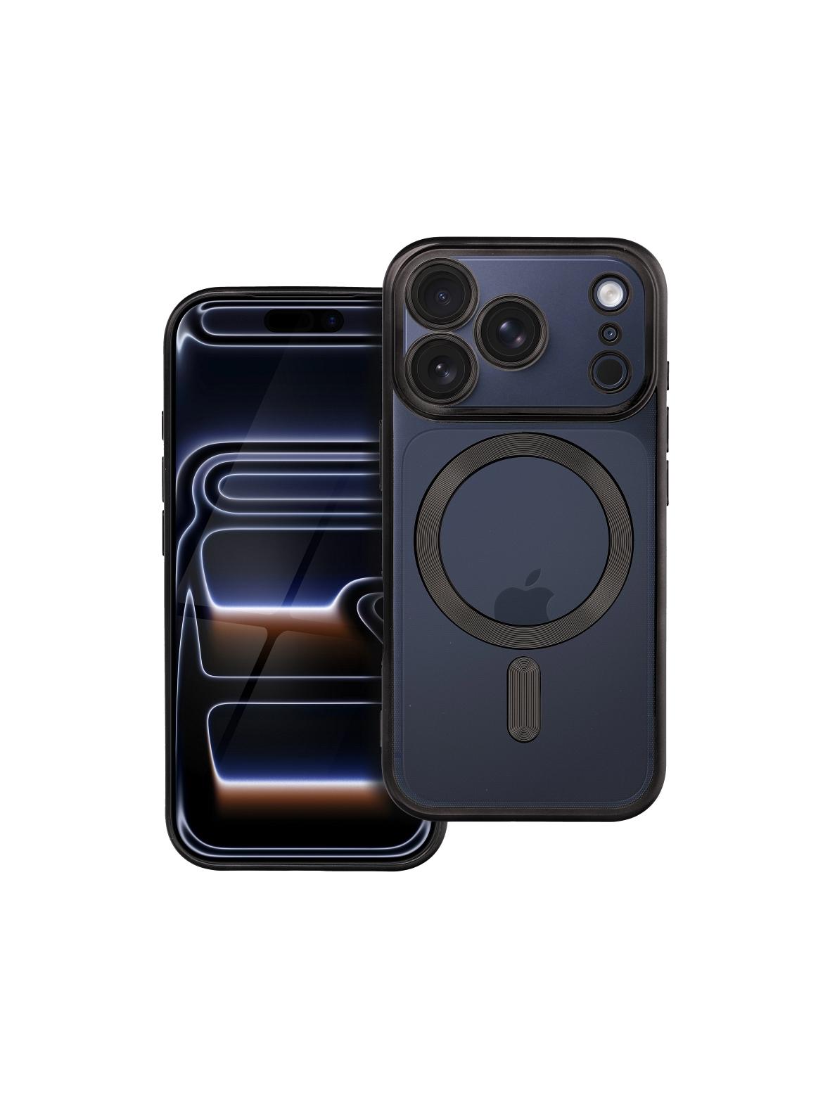 Futerał ELECTRO MAG COVER kompatybilny z MagSafe do IPHONE 17 Pro (full ring) czarny