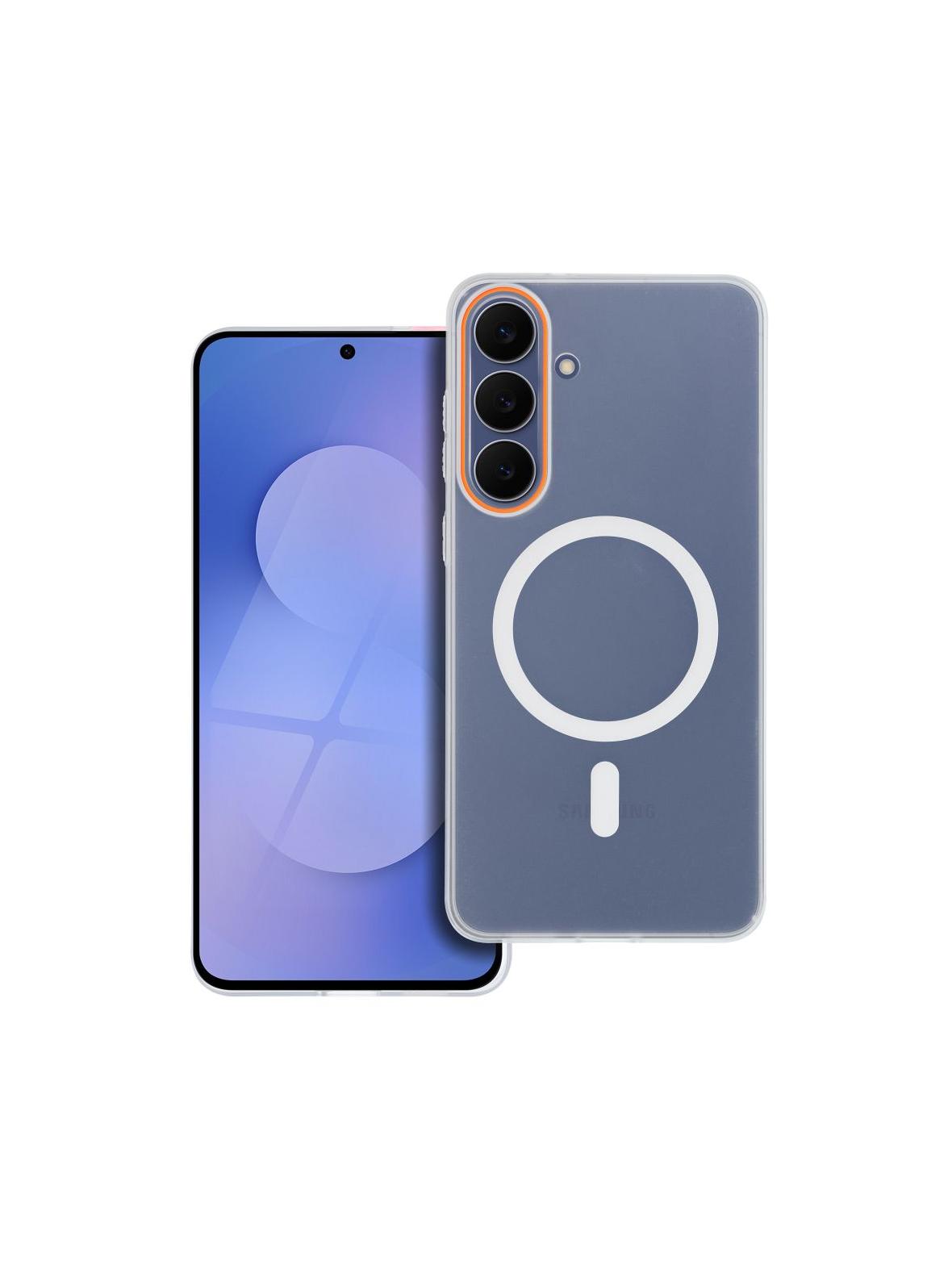 Futerał GO ORANGE kompatybilny z MagSafe do XIAOMI Redmi Note 15 5G transparentny