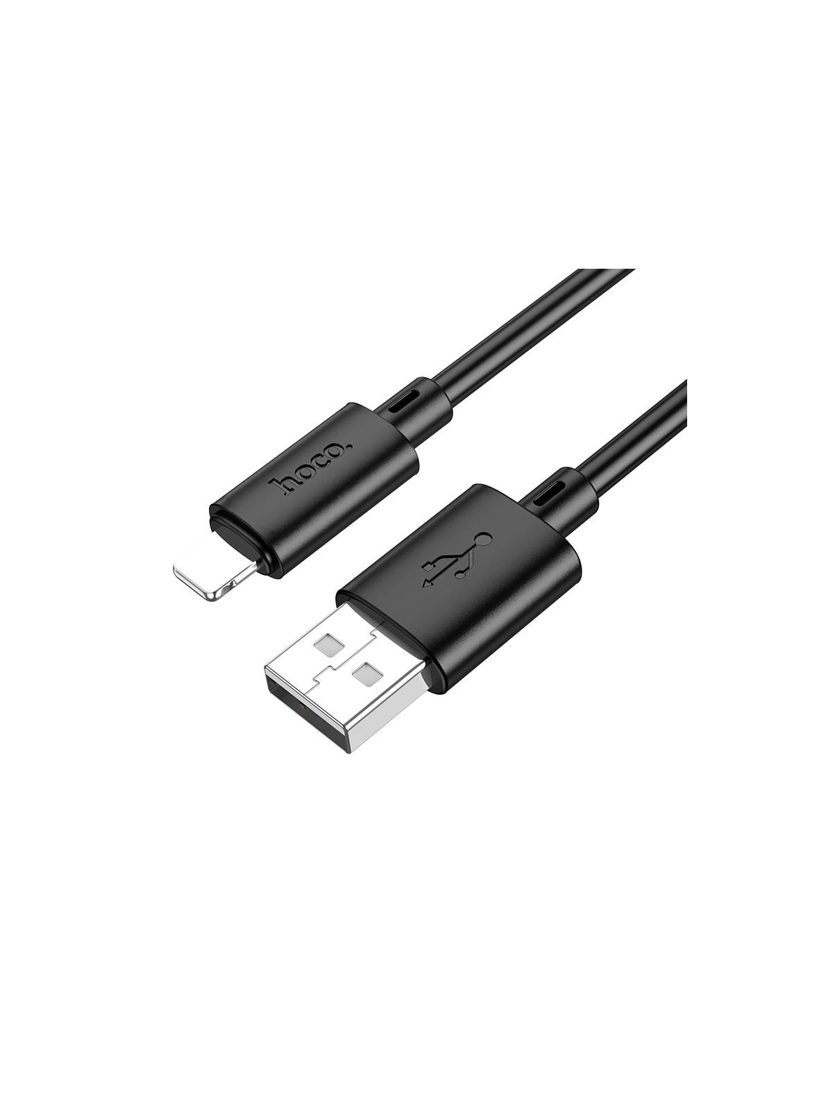 Kabel USB A do Lightning Hoco 2,4A 2 m X88 czarny