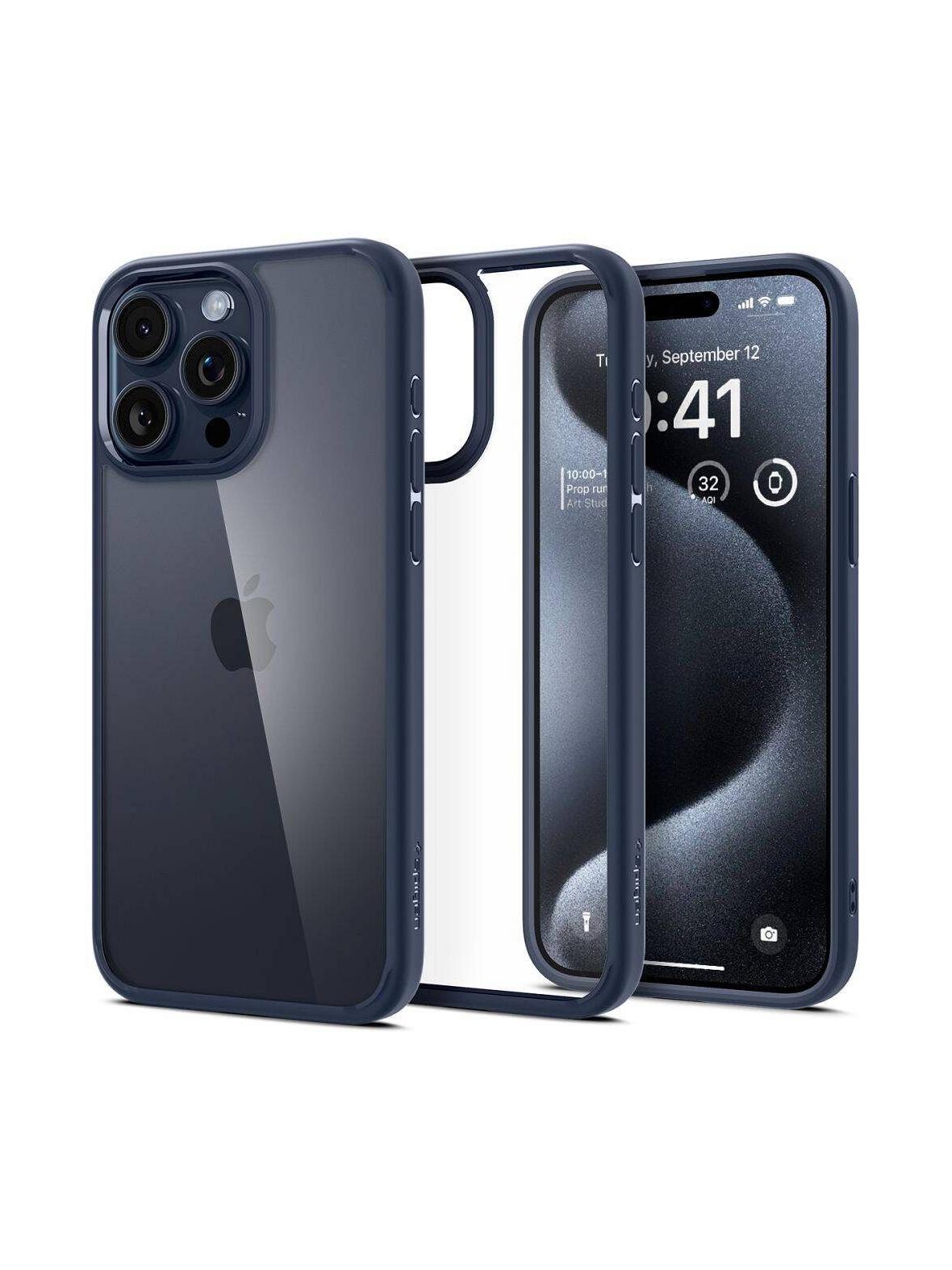 SPIGEN futerał ULTRA HYBRID do IPHONE 16 Pro Max navy blue