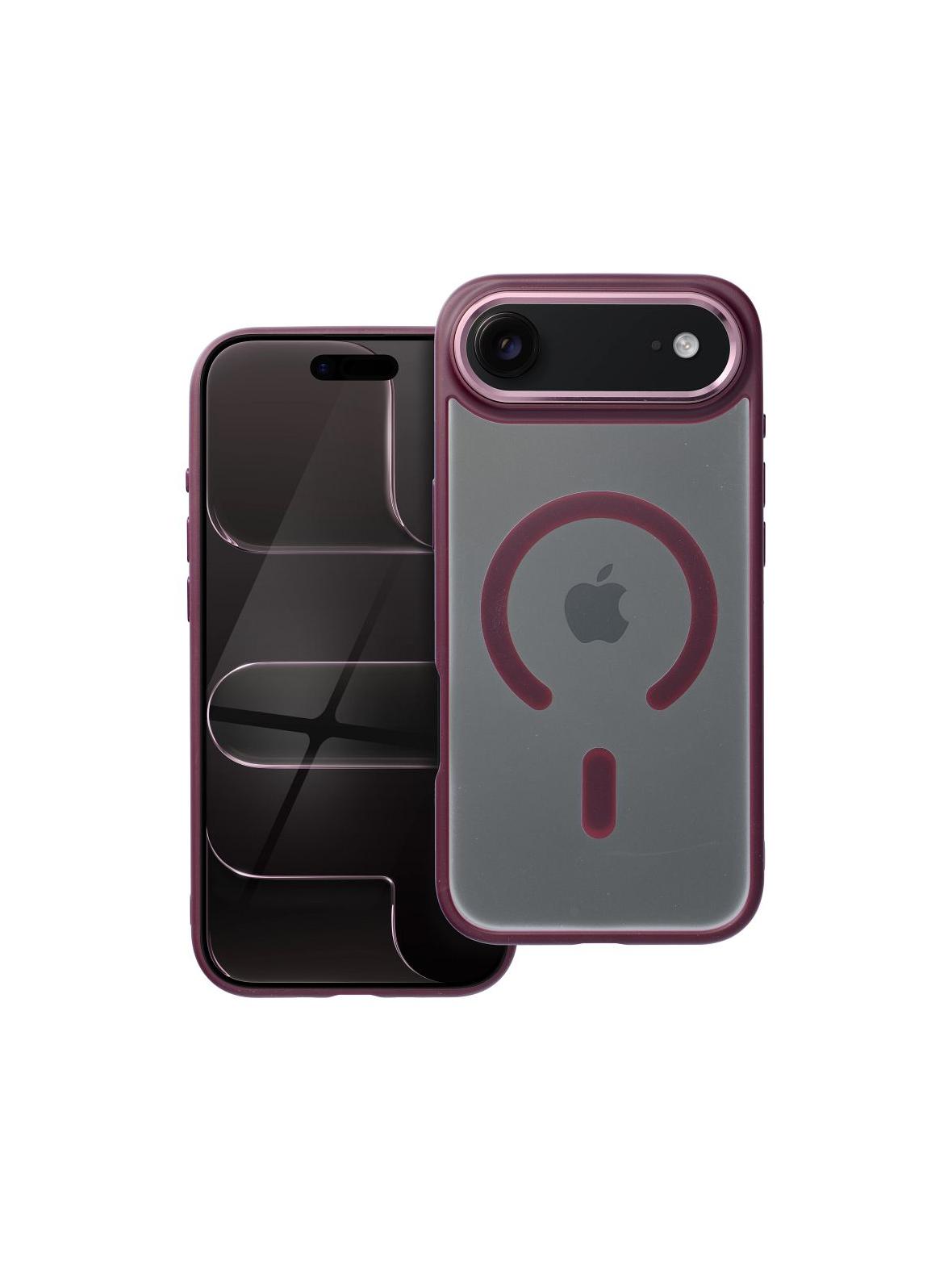 Futerał MATTE MAG COVER kompatybilny z MagSafe do IPHONE 17 Air czerwony