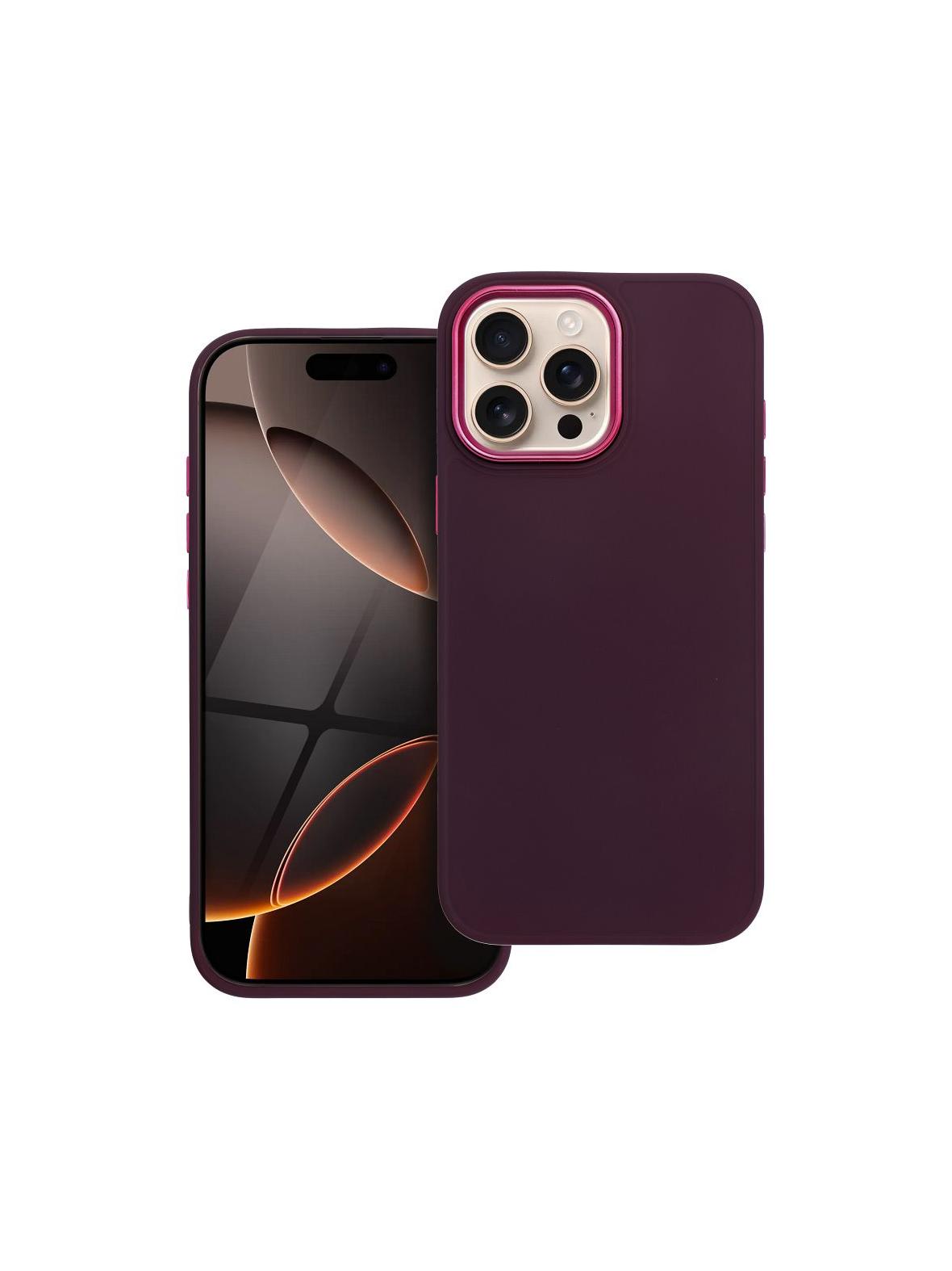 Futerał FRAME do IPHONE 16 Pro Max fioletowy