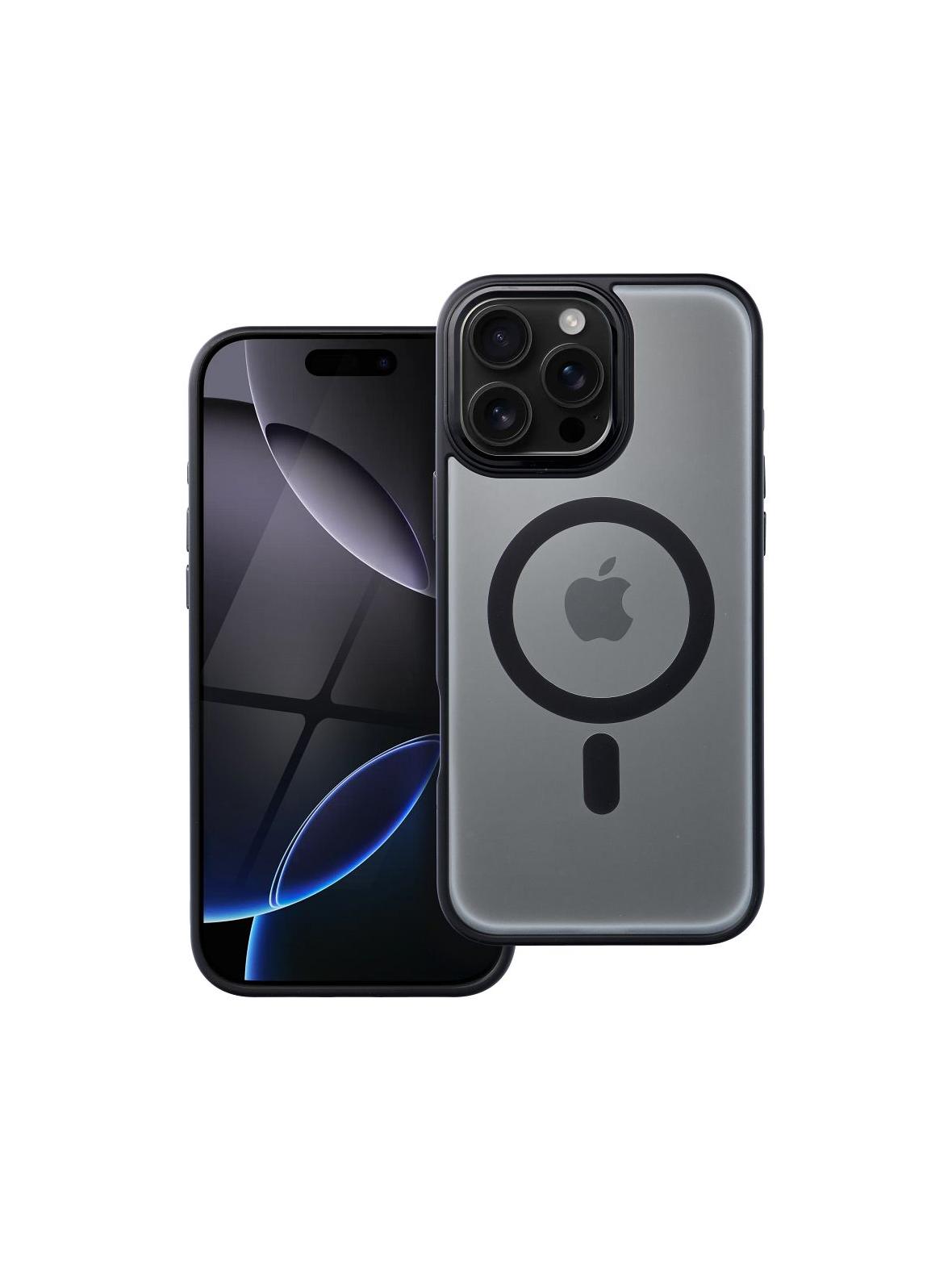 Futerał MATTE MAG COVER kompatybilny z MagSafe do IPHONE 16 Pro Max czarny