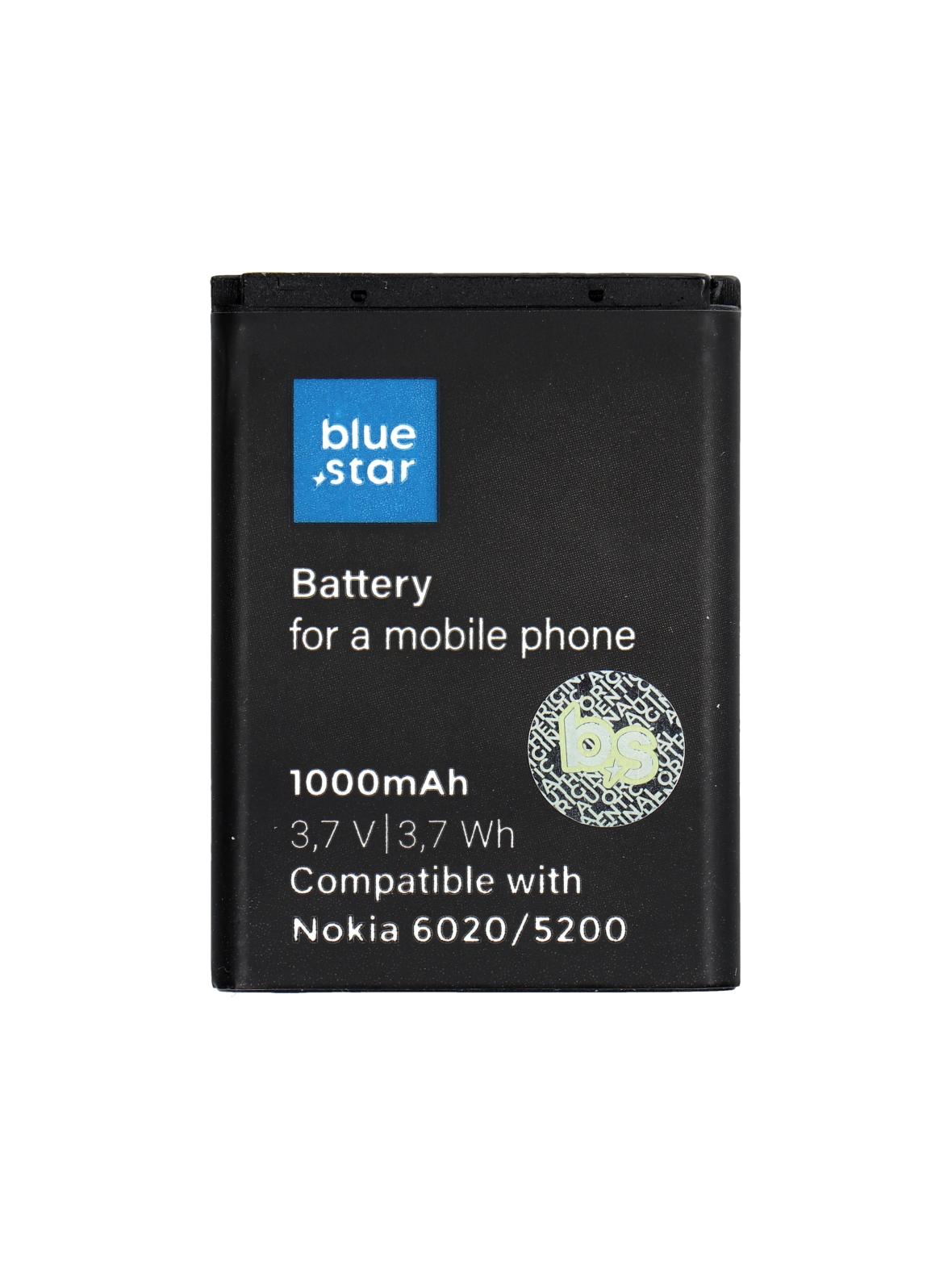 Bateria do Nokia 6020 / 5200 / 5300 / 3220 / 5140 1000 mAh Blue Star Premium