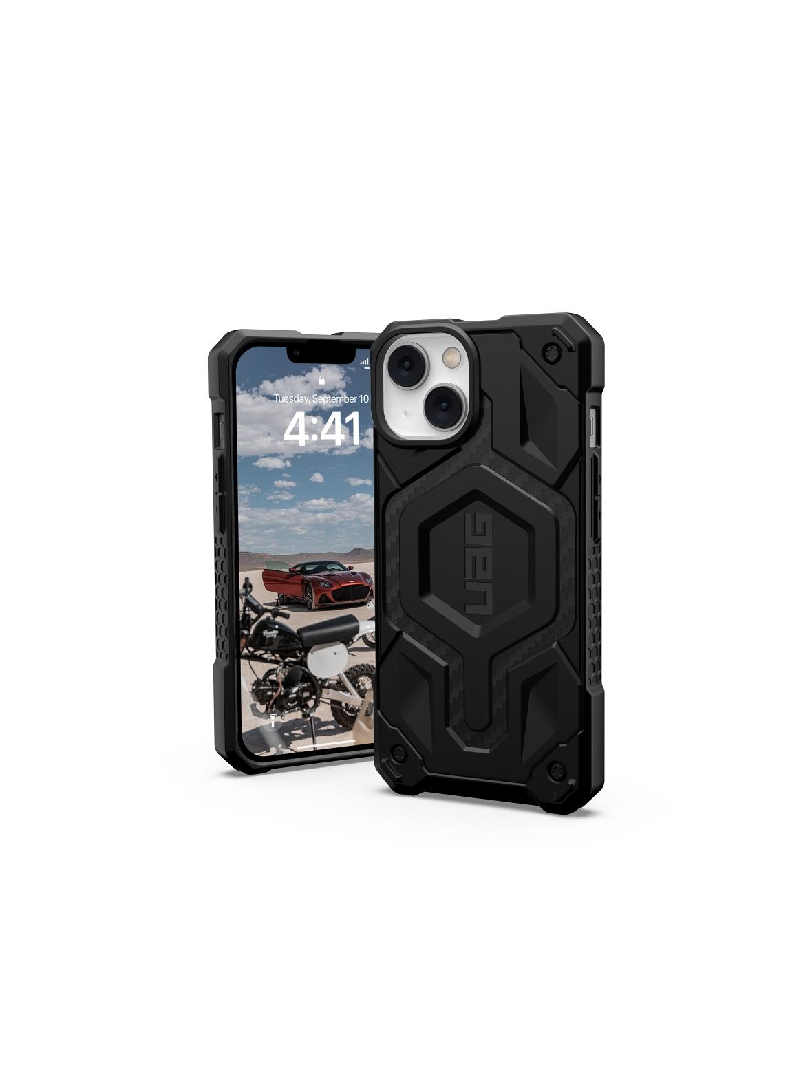 UAG Urban Armor Gear futerał MONARCH kompatybilny z MagSafe do IPHONE 14 Plus carbon fiber