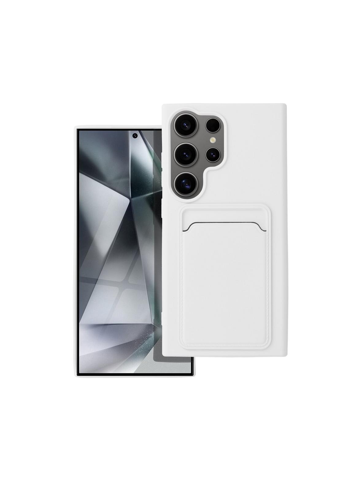 Futerał CARD CASE do SAMSUNG S24 Ultra biały