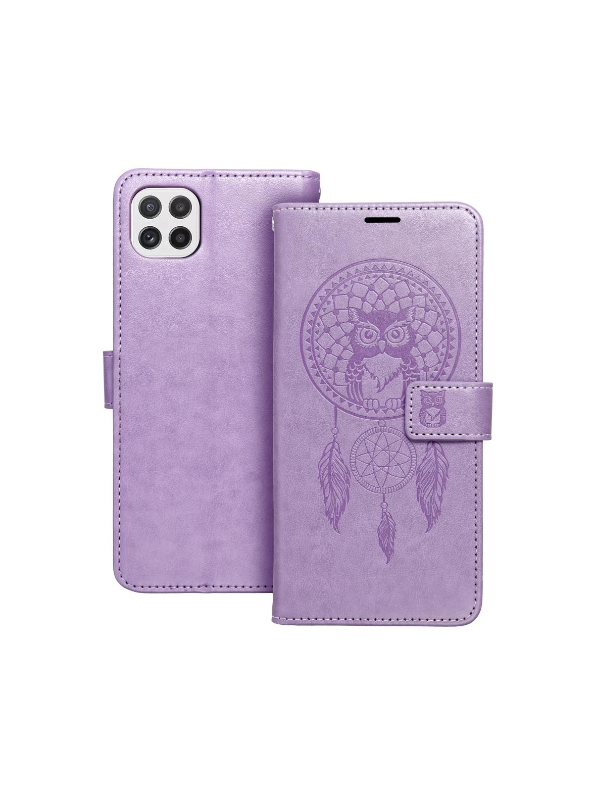 Kabura MEZZO Book do SAMSUNG A22 5G łapacz snów fioletowy