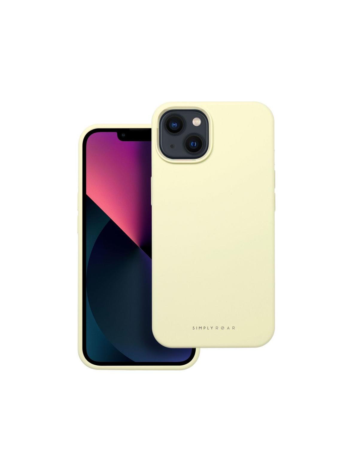 ROAR futerał CLOUD SKIN do IPHONE 13 Jasnożółty