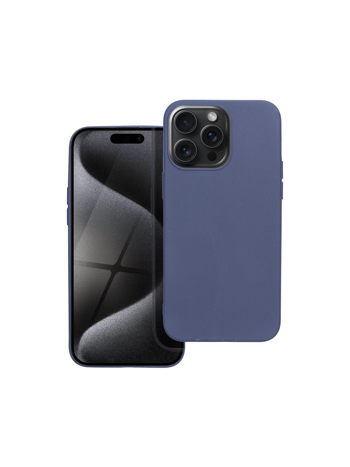 Futerał MATT do IPHONE 15 Pro niebieski