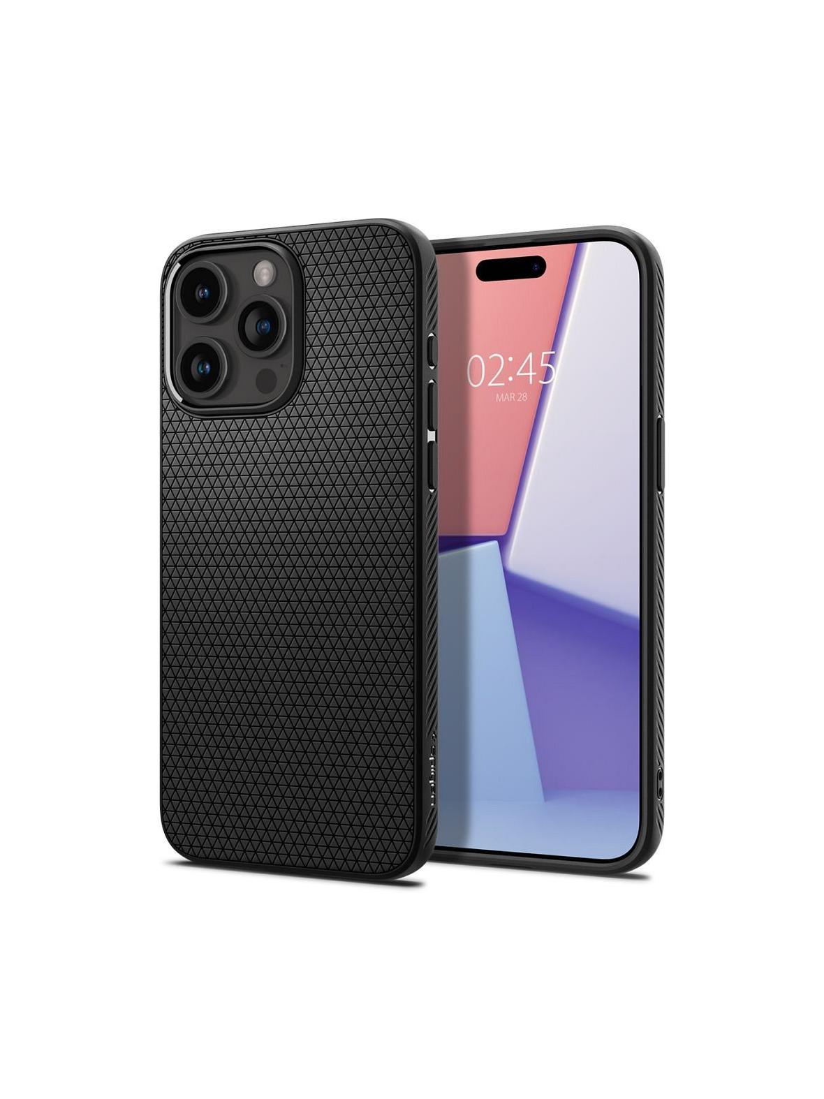 SPIGEN futerał LIQUID AIR do IPHONE 15 Pro Max matte black