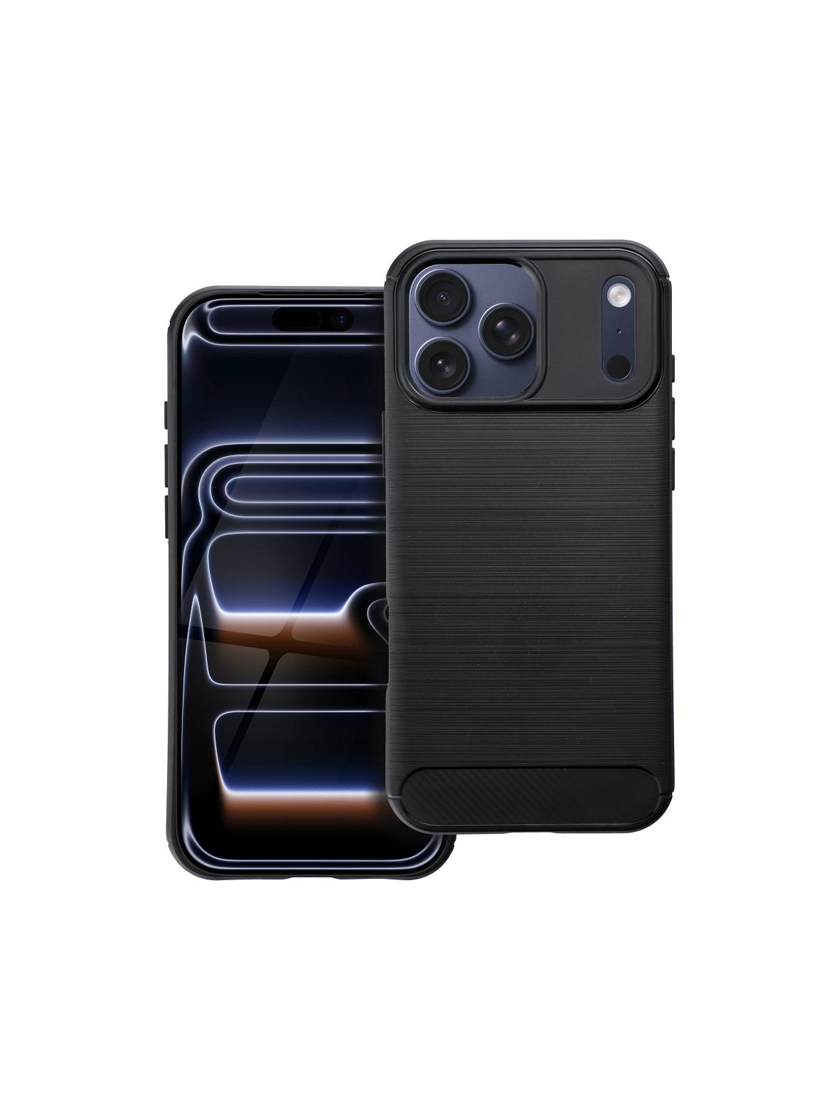 Futerał CARBON do IPHONE 17 Pro Max czarny