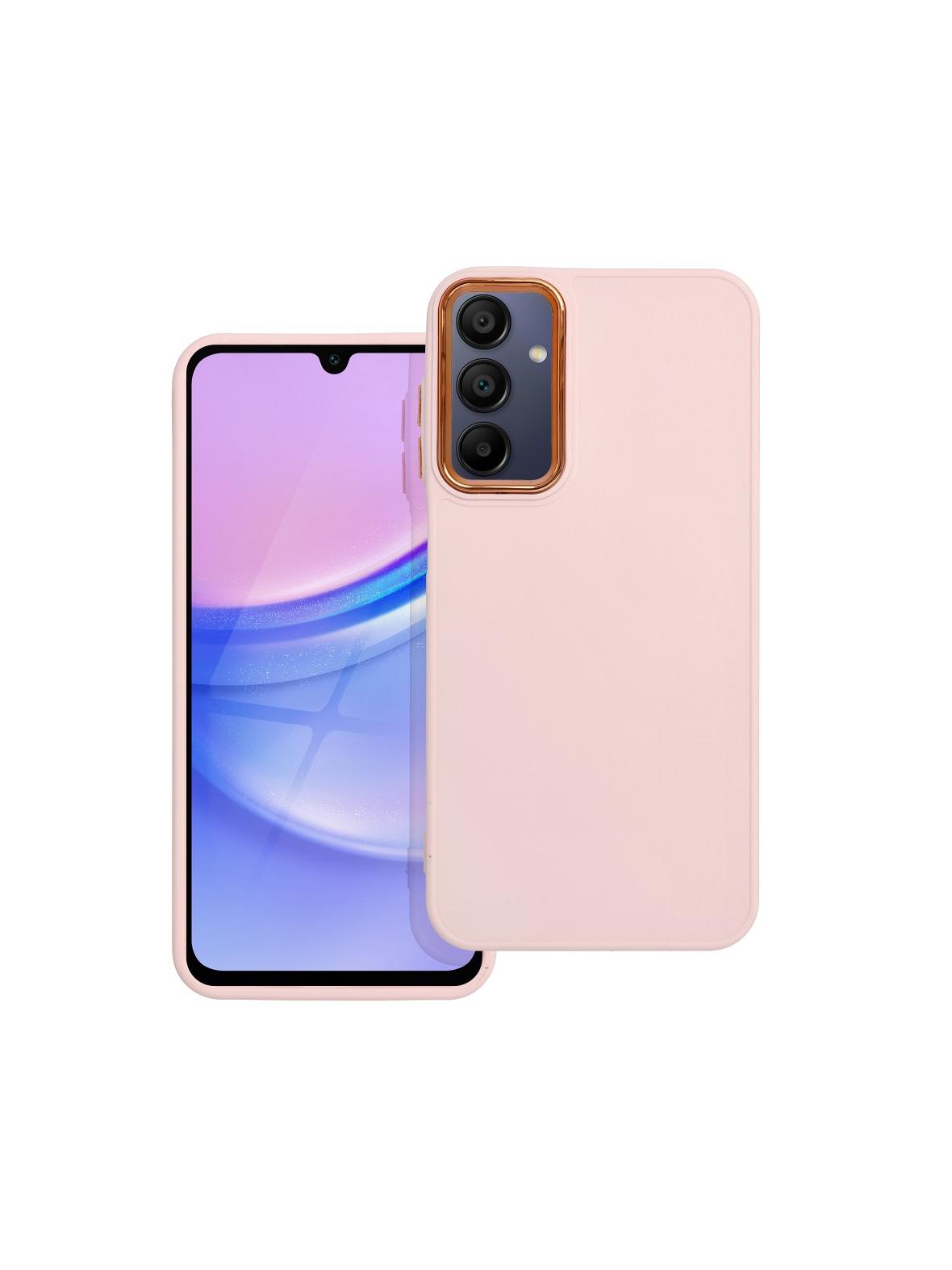 Futerał FRAME do SAMSUNG A15 4G / A15 5G pudrowy róż