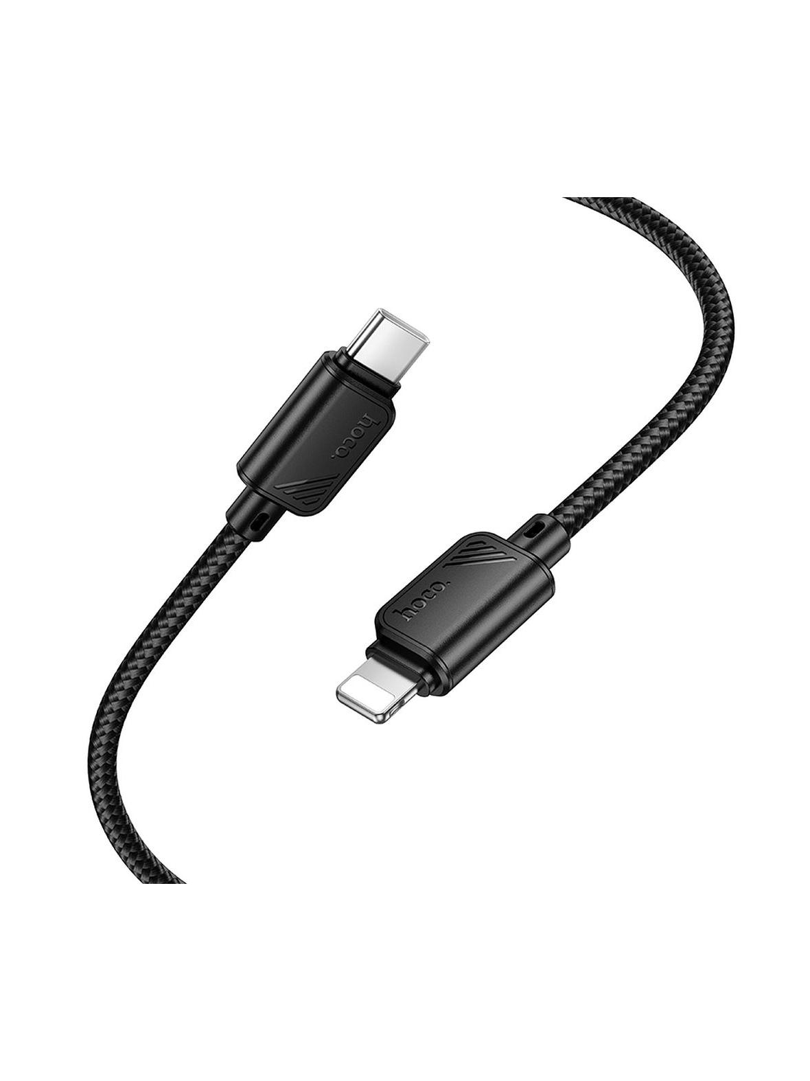 Kabel USB C do Lightning Hoco PD 27W 1 m X113 czarny