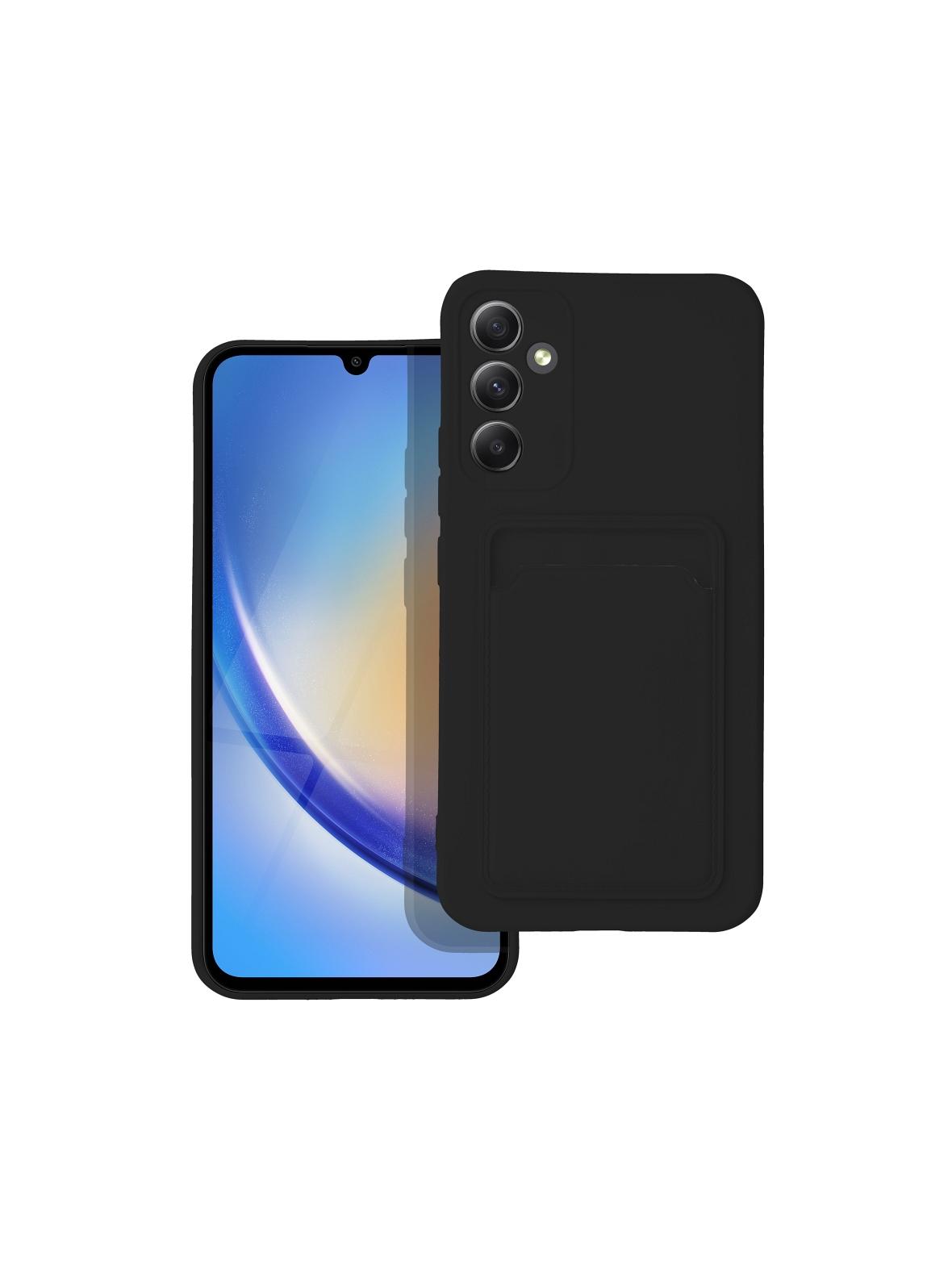 Futerał CARD CASE do SAMSUNG A34 5G czarny