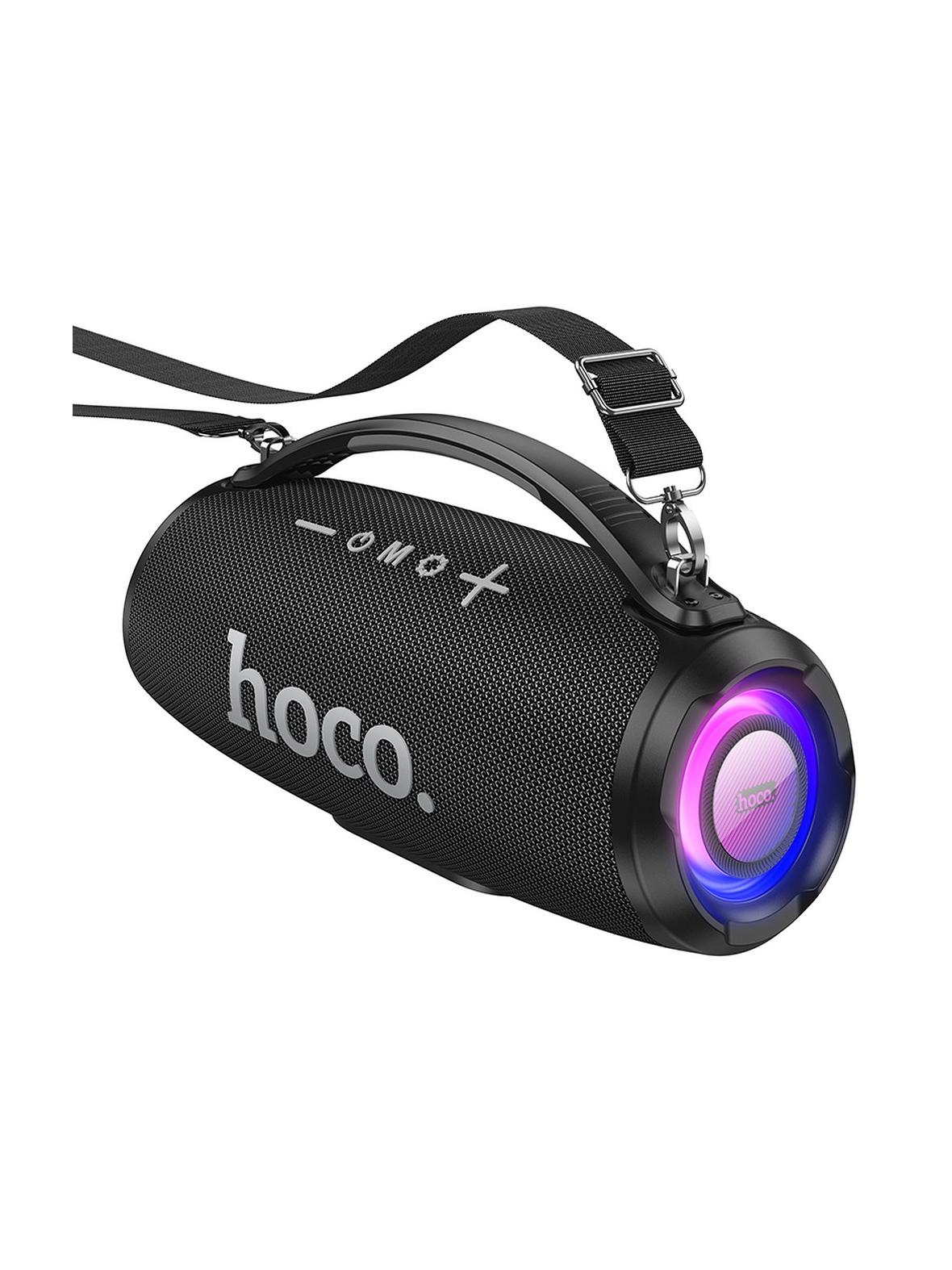 Głośnik bluetooth LED 2 x 20W 4h Hoco HA4 czarny