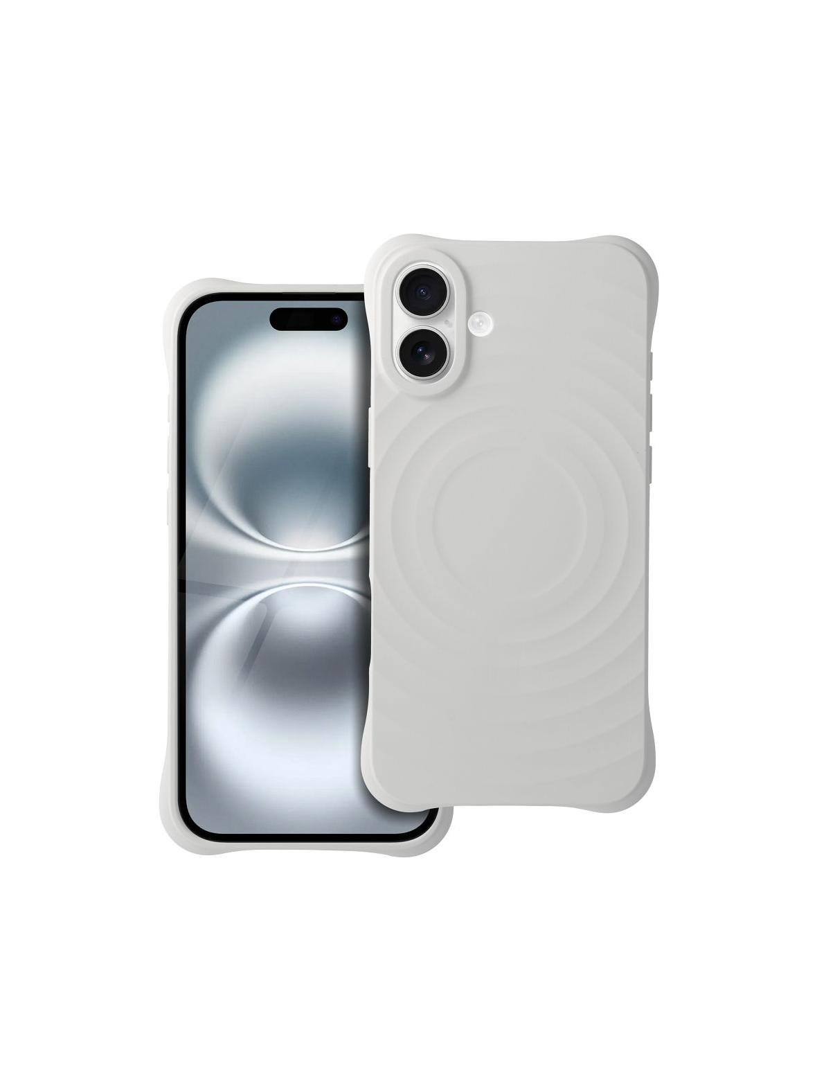 Silicone Zephyr Mag Cover kompatybilny z MagSafe do IPHONE 16 PLUS biały