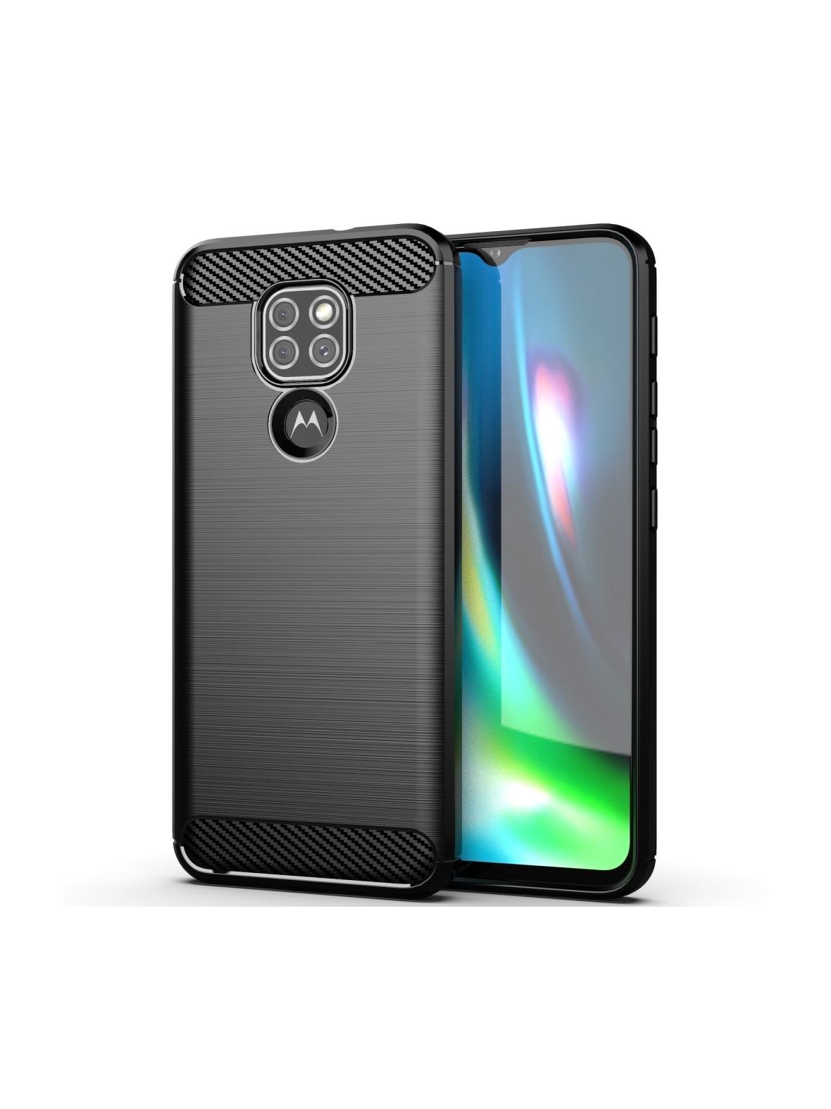 Futerał CARBON do MOTOROLA Moto G9 PLAY / E7 PLUS czarny