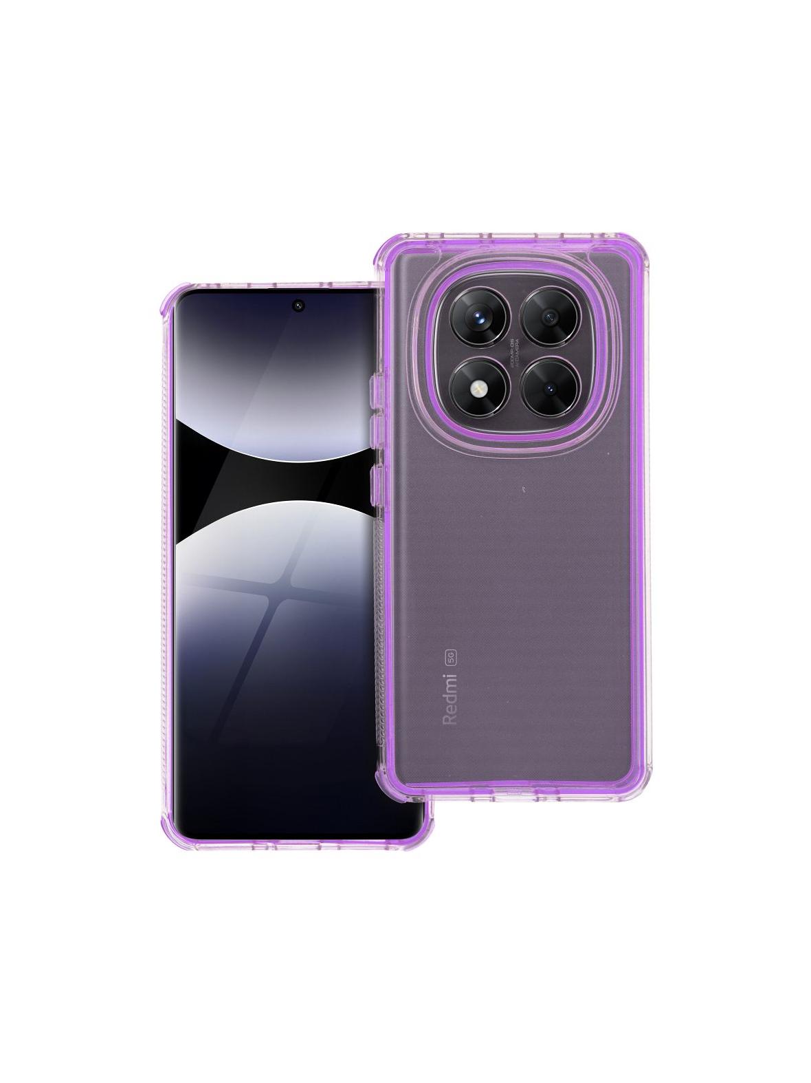 Futerał MATRIX CLEAR do XIAOMI Redmi Note 14 PRO 5G / 14 PRO PLUS 5G jasnofioletowy