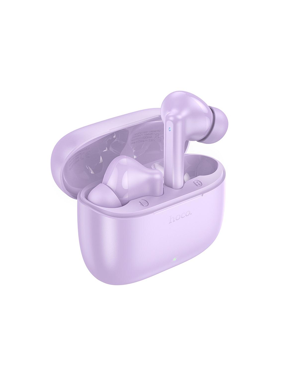 Słuchawki bezprzewodowe douszne Hoco TWS EQ2 fioletowe