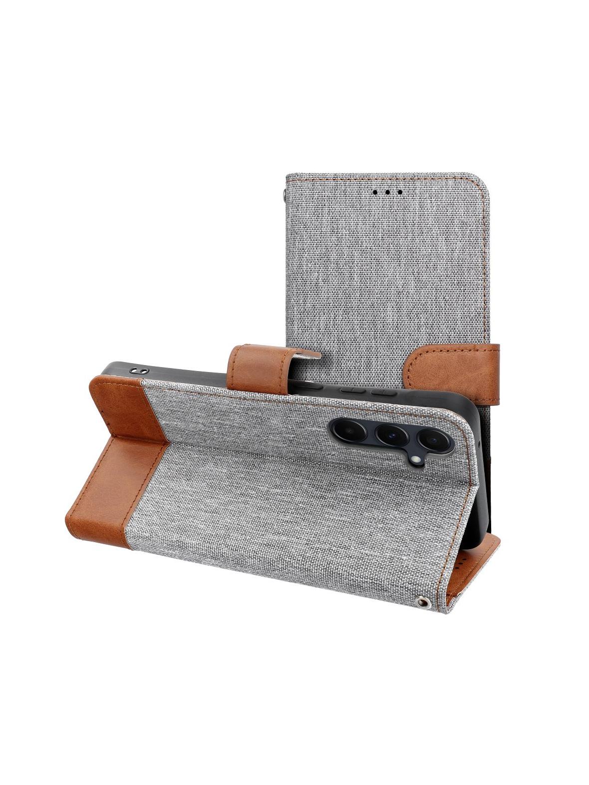 Kabura JEANS Book do SAMSUNG A26 5G szary