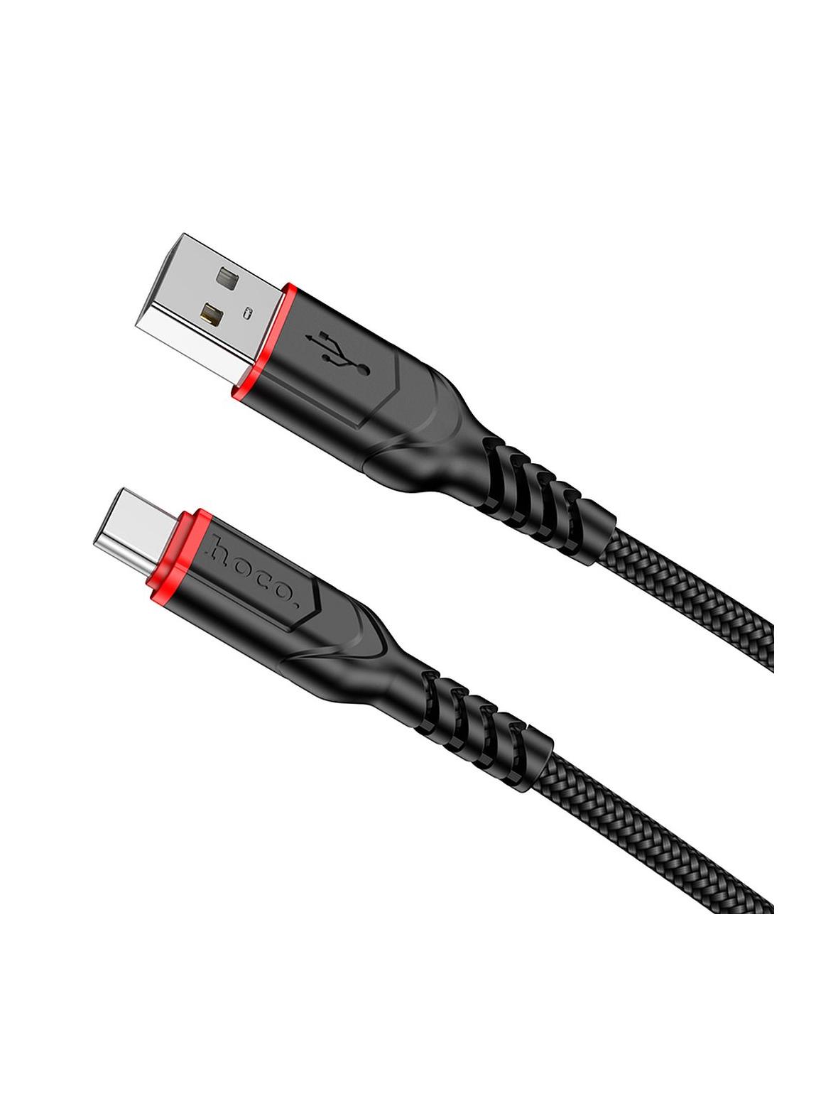 Kabel USB A do USB C Hoco 3A 3 m X59 czarny
