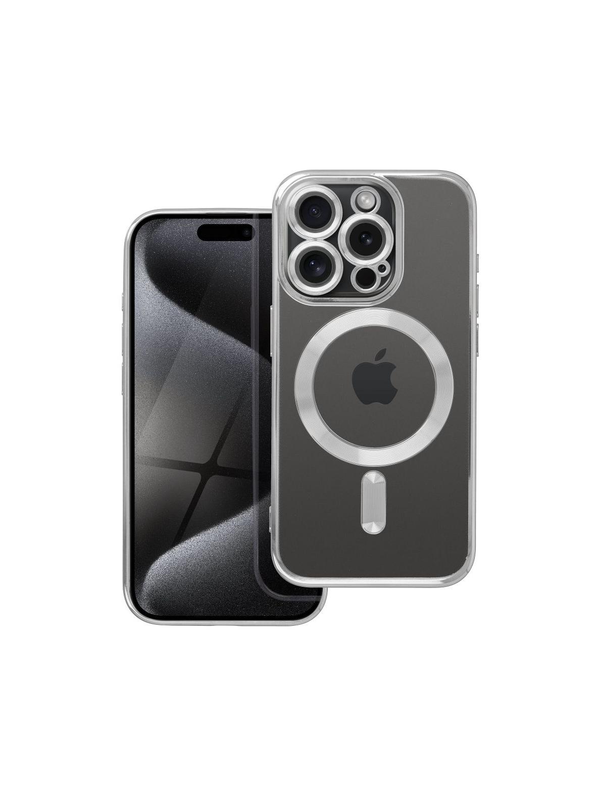 Futerał ELECTRO MAG COVER kompatybilny z MagSafe do IPHONE 15 Pro tytanowy