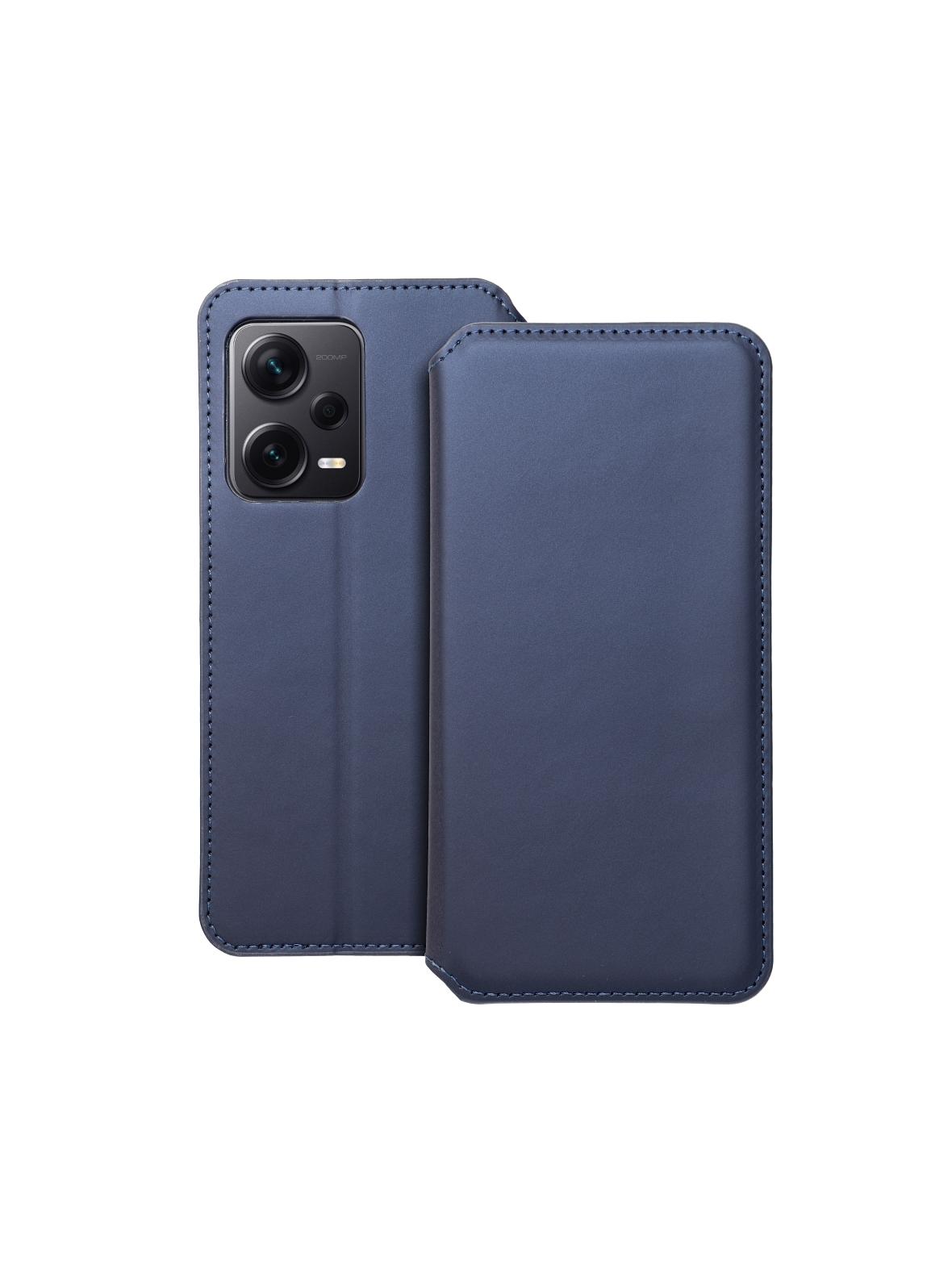 Kabura DUAL POCKET Book do XIAOMI Redmi Note 12 Pro Plus 5G granatowy