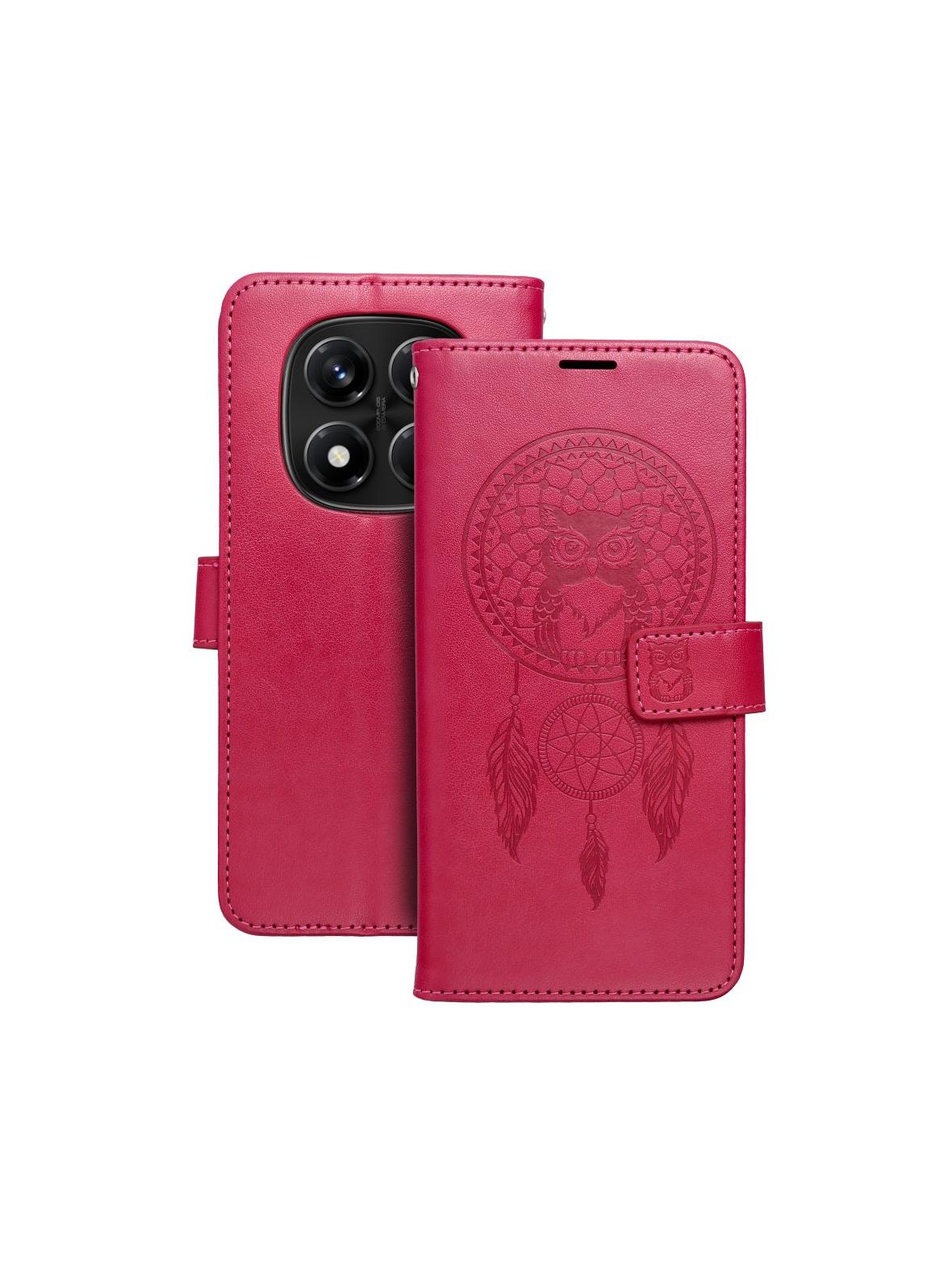 Kabura MEZZO Book do XIAOMI Redmi Note 14 PRO 4G łapacz snów magenta
