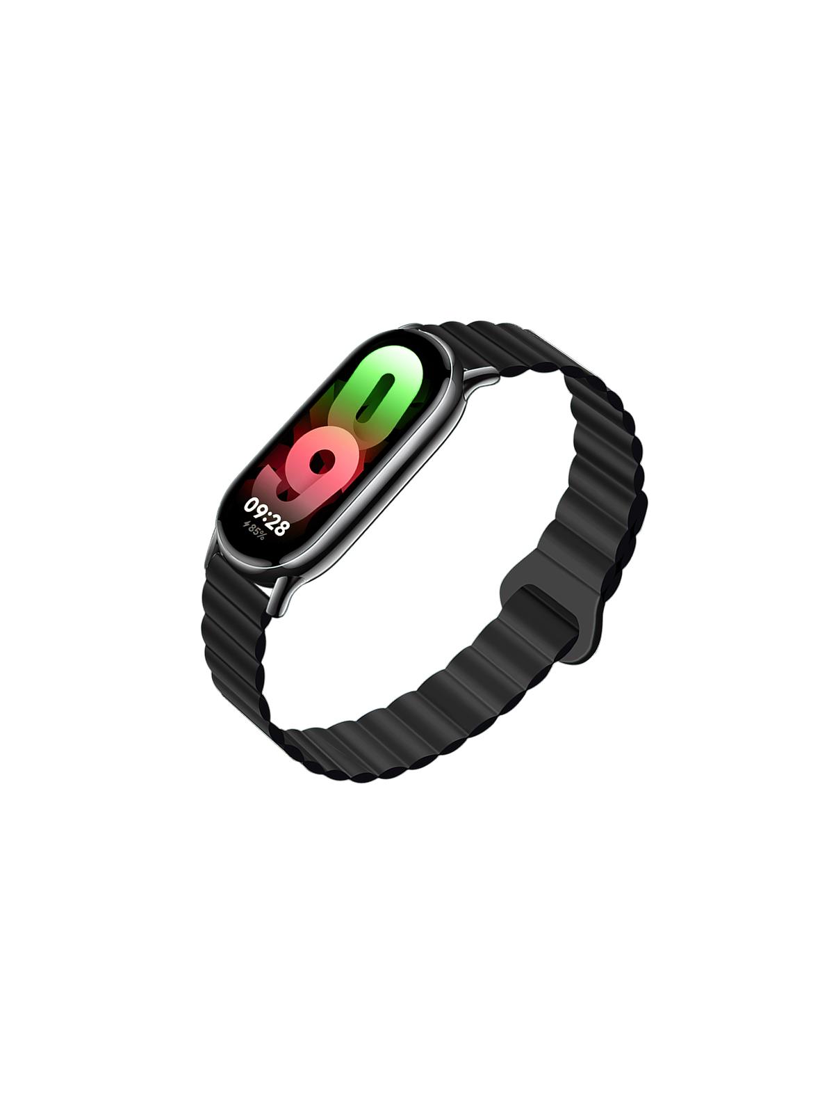 Pasek do Mi Band 8 Xiaomi Forcell F-Design FX8 sprzączka silikon czarny