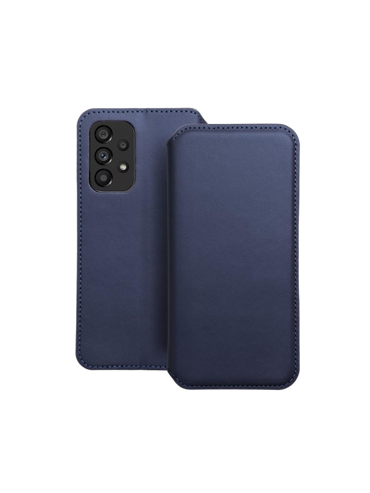 Kabura DUAL POCKET Book do SAMSUNG A53 5G granatowy