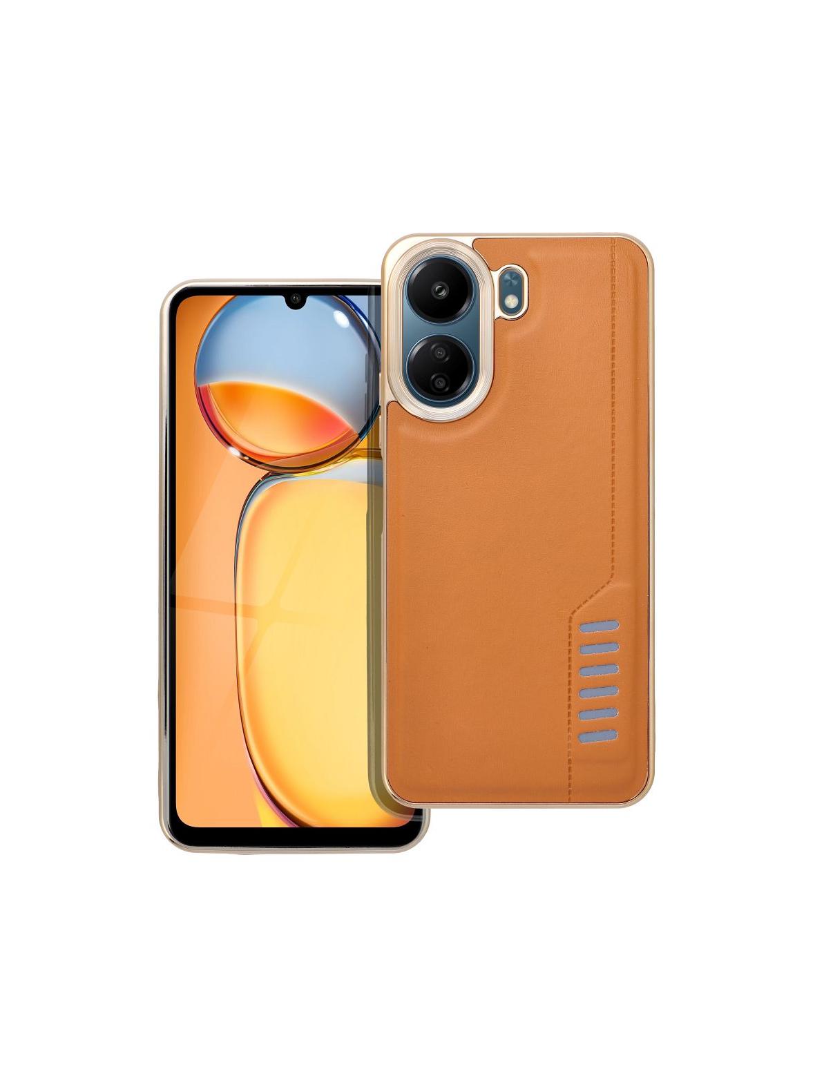 Futerał MILANO do XIAOMI Redmi 13C / POCO C65 brązowy