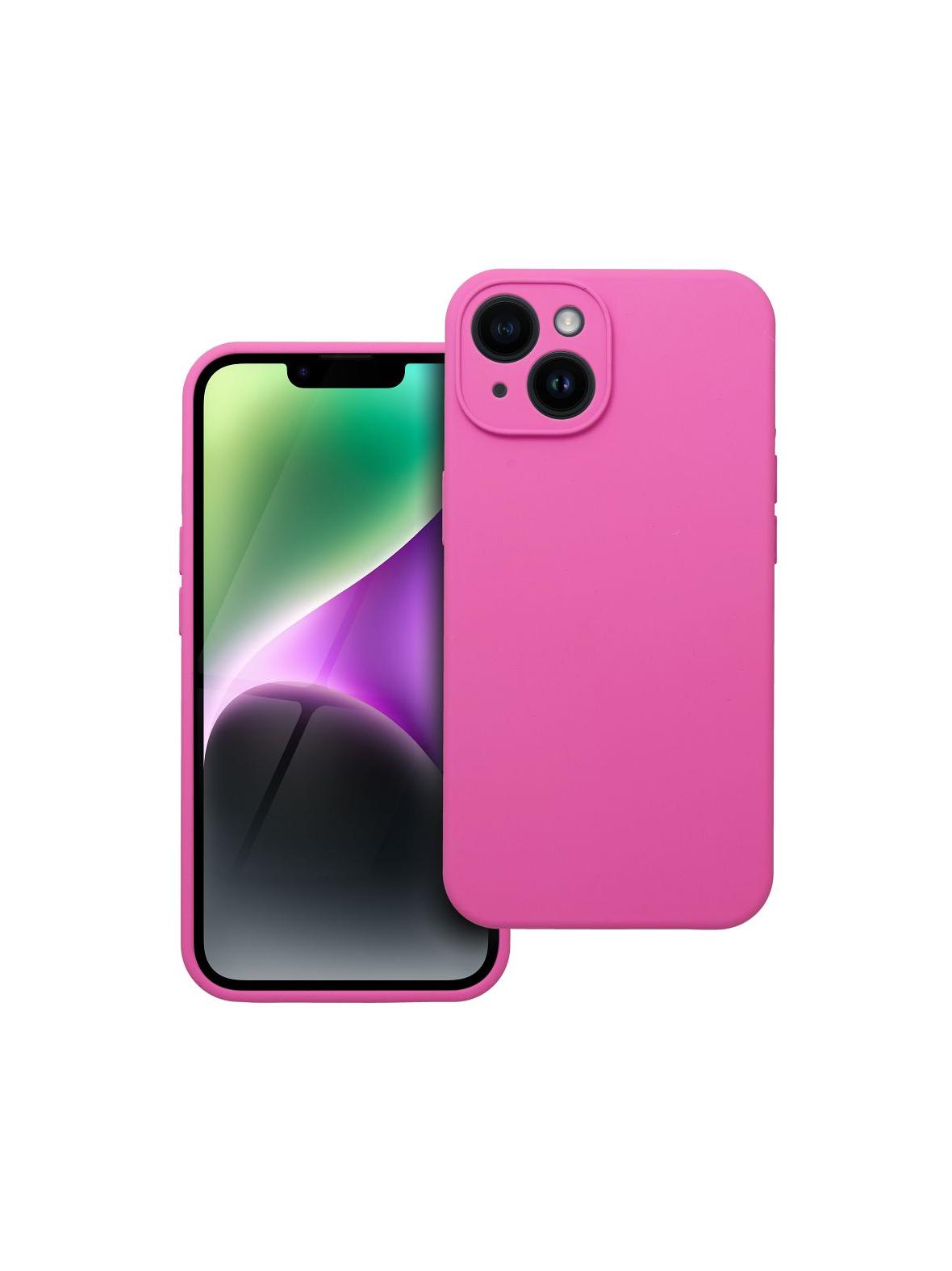 Futerał SILICONE 2mm do IPHONE 14 róż