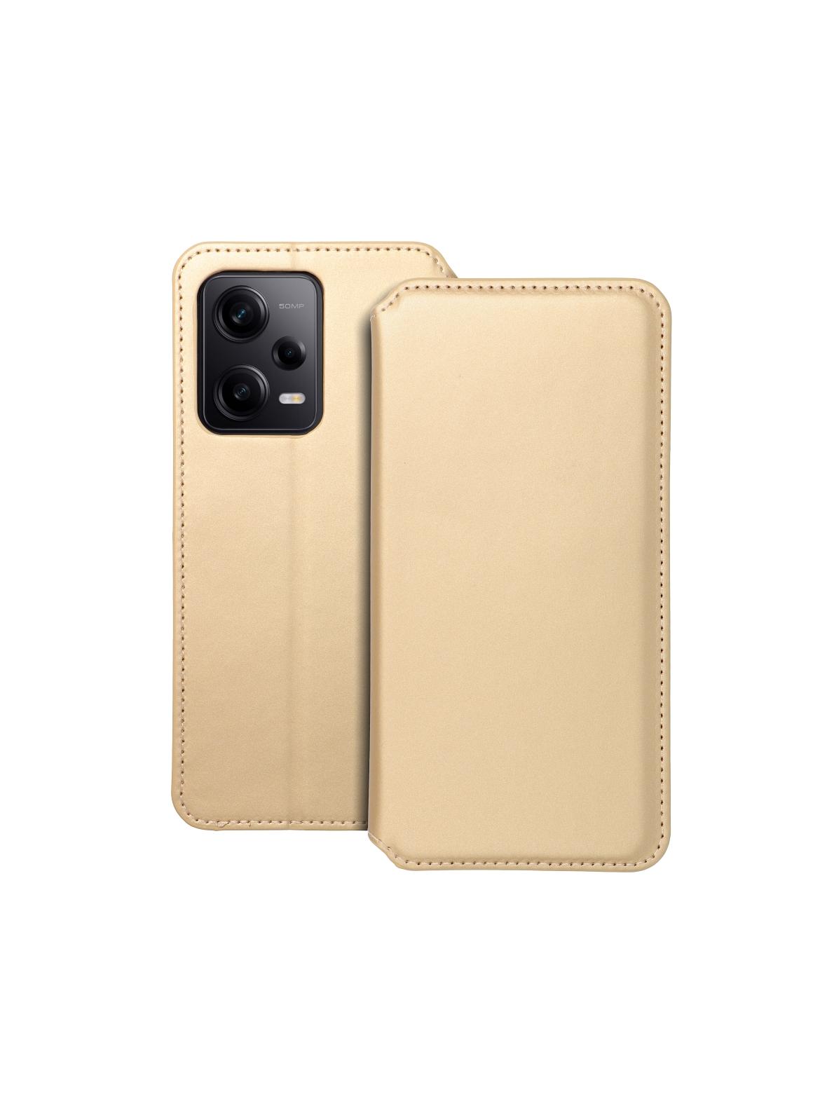 Kabura DUAL POCKET Book do XIAOMI Redmi Note 12 Pro 5G złoty