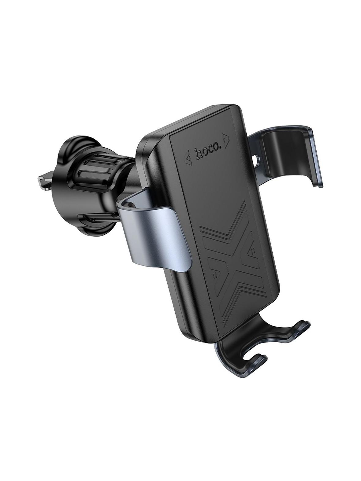 Uchwyt na telefon do samochodu grawitacyjny Hoco do kratki H70 czarny