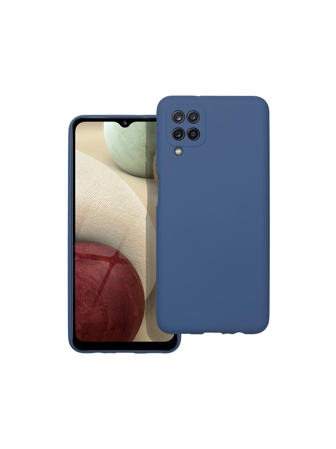 Futerał SILICONE do SAMSUNG A12 niebieski