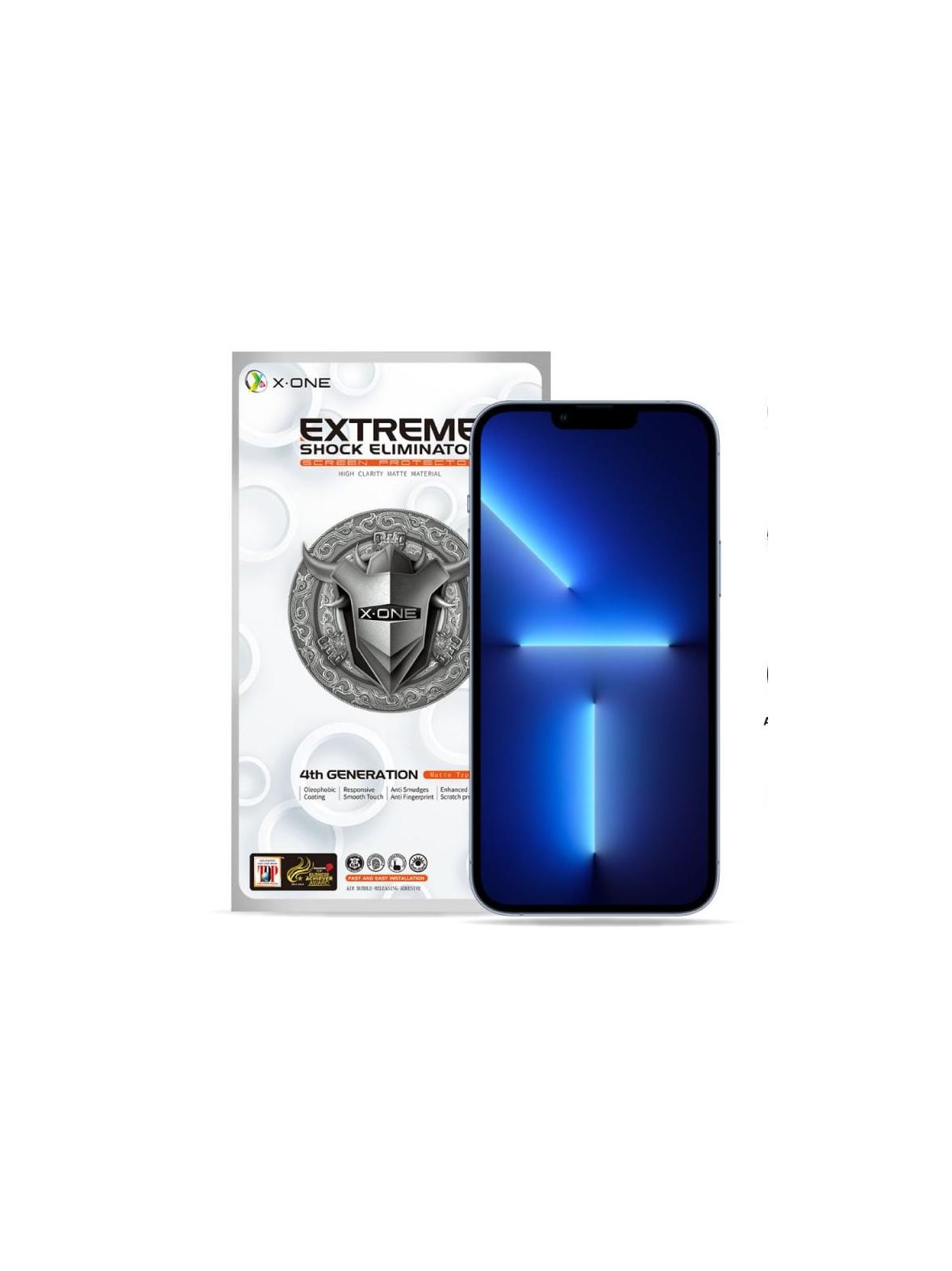 Protektor LCD X-ONE Extreme Shock Eliminator 4th gen. Matowe - do iPhone 13 Pro Max/14 Plus