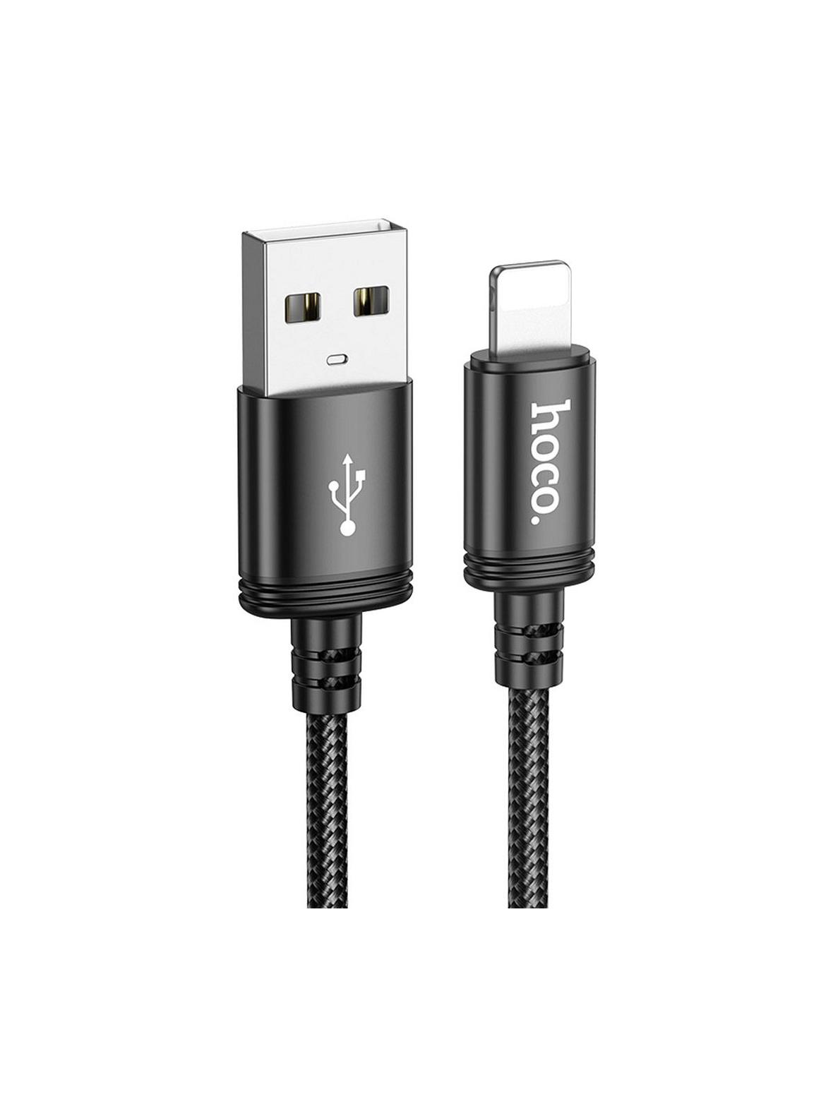 Kabel USB A do Lightning Hoco 2,4A 3 m X91 czarny