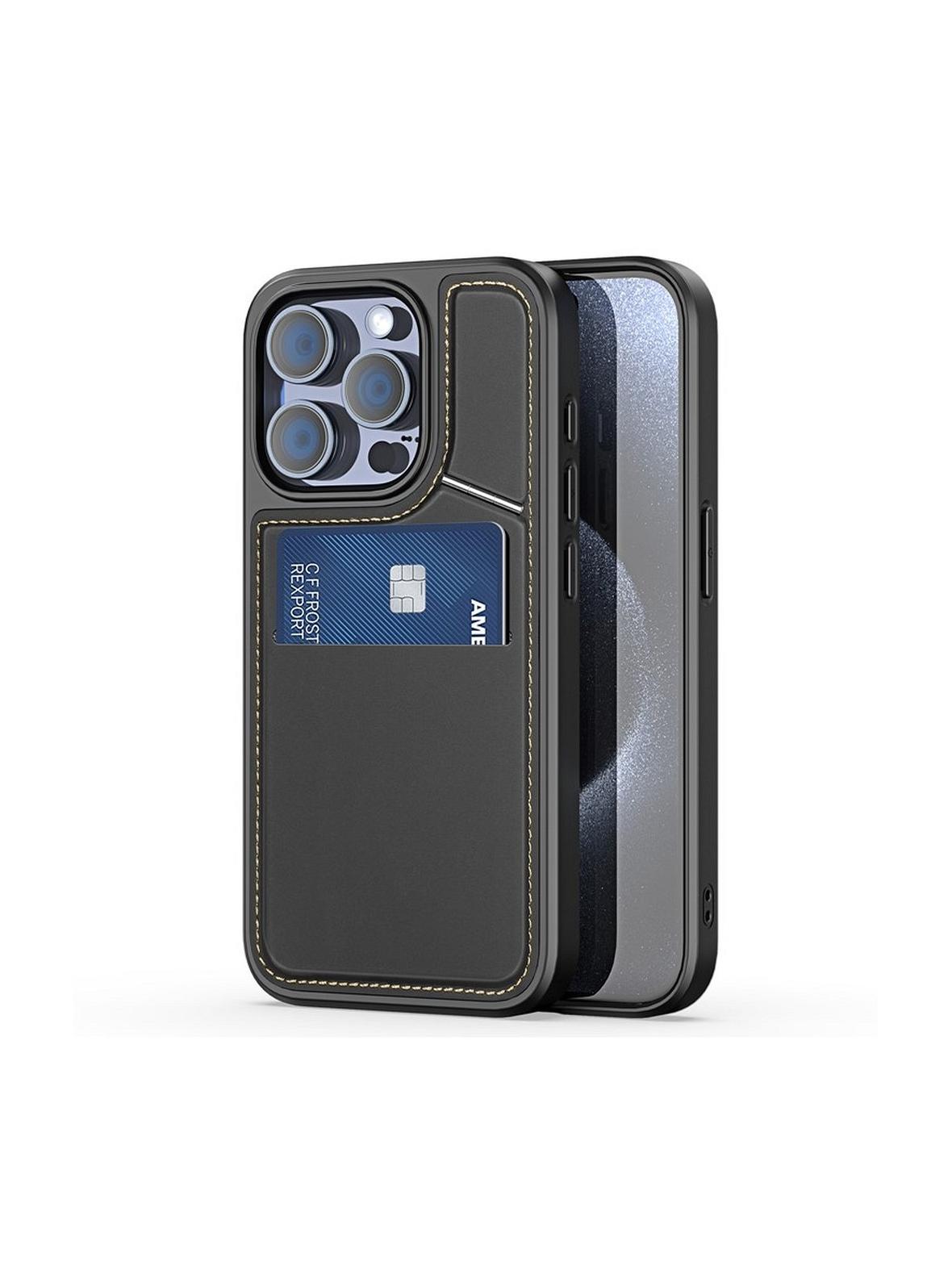 DUX DUCIS futerał RAFI II MAG z podstawką kompatybilny z MagSafe do IPHONE 15 Pro Max czarny