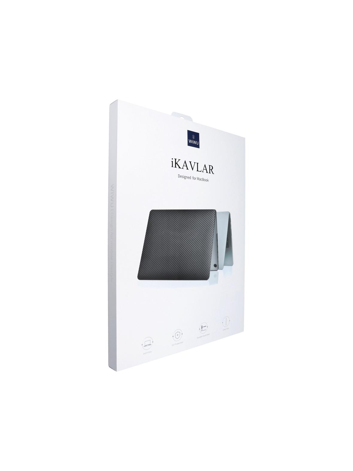WiWU - Futerał ochronny iKavlar Crystal Shield dla MacBook Pro 16.2" 2021/2023 - czarny