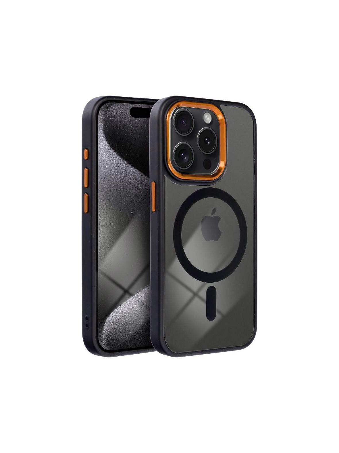 Futerał COLOR EDGE MAG COVER kompatybilny z MagSafe do SAMSUNG S26 Ultra czarno złoty