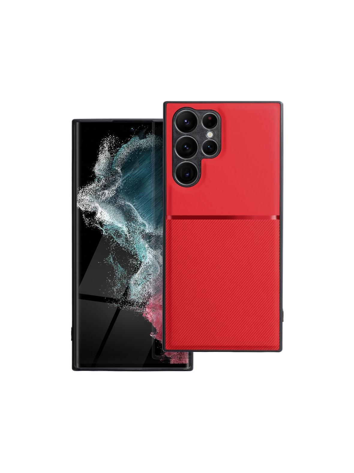 Futerał NOBLE do SAMSUNG S22 Ultra czerwony